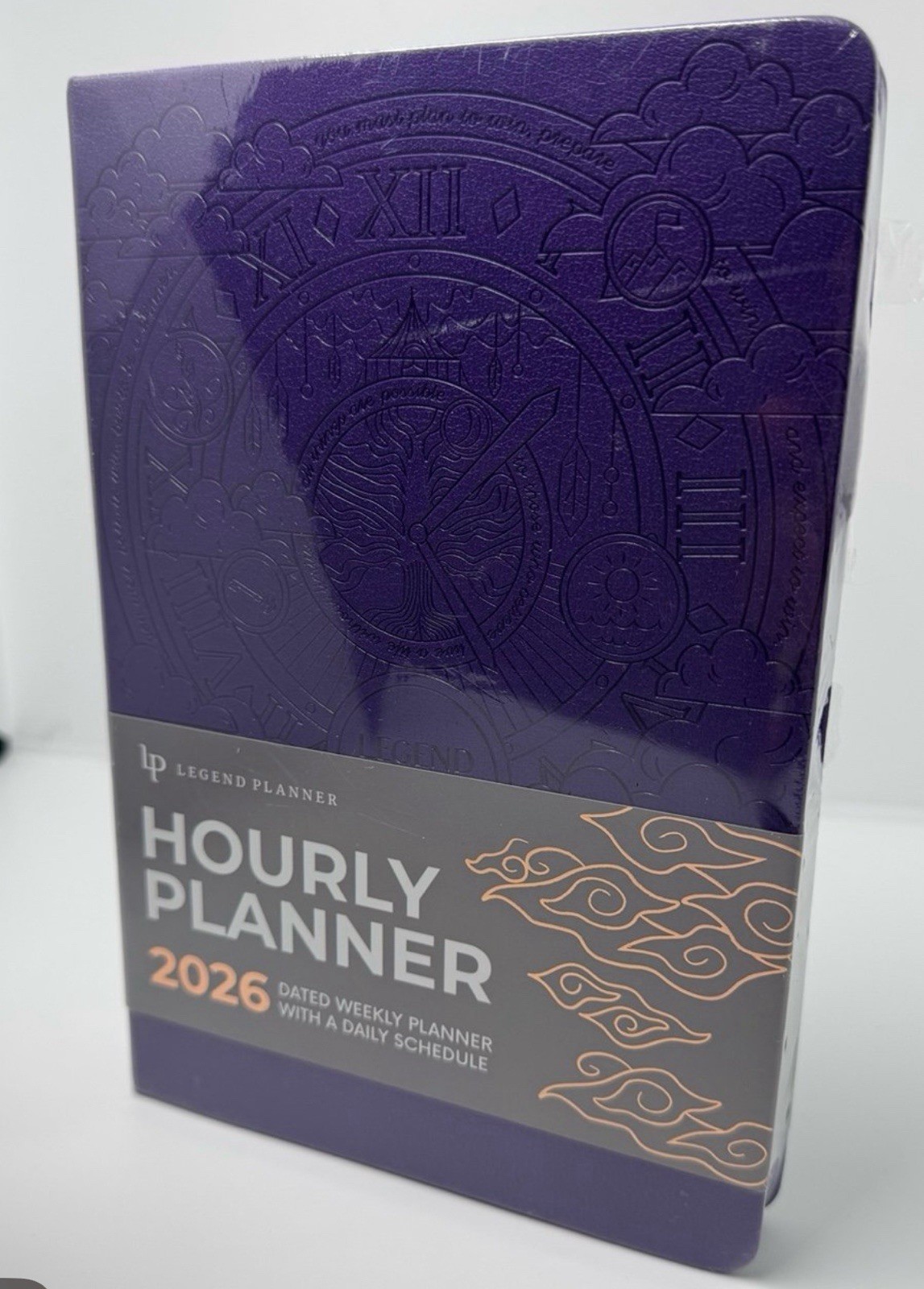 Legend Planner | Hourly Planner 2026 | A5 5.5×8.3 | Purple | SEALED