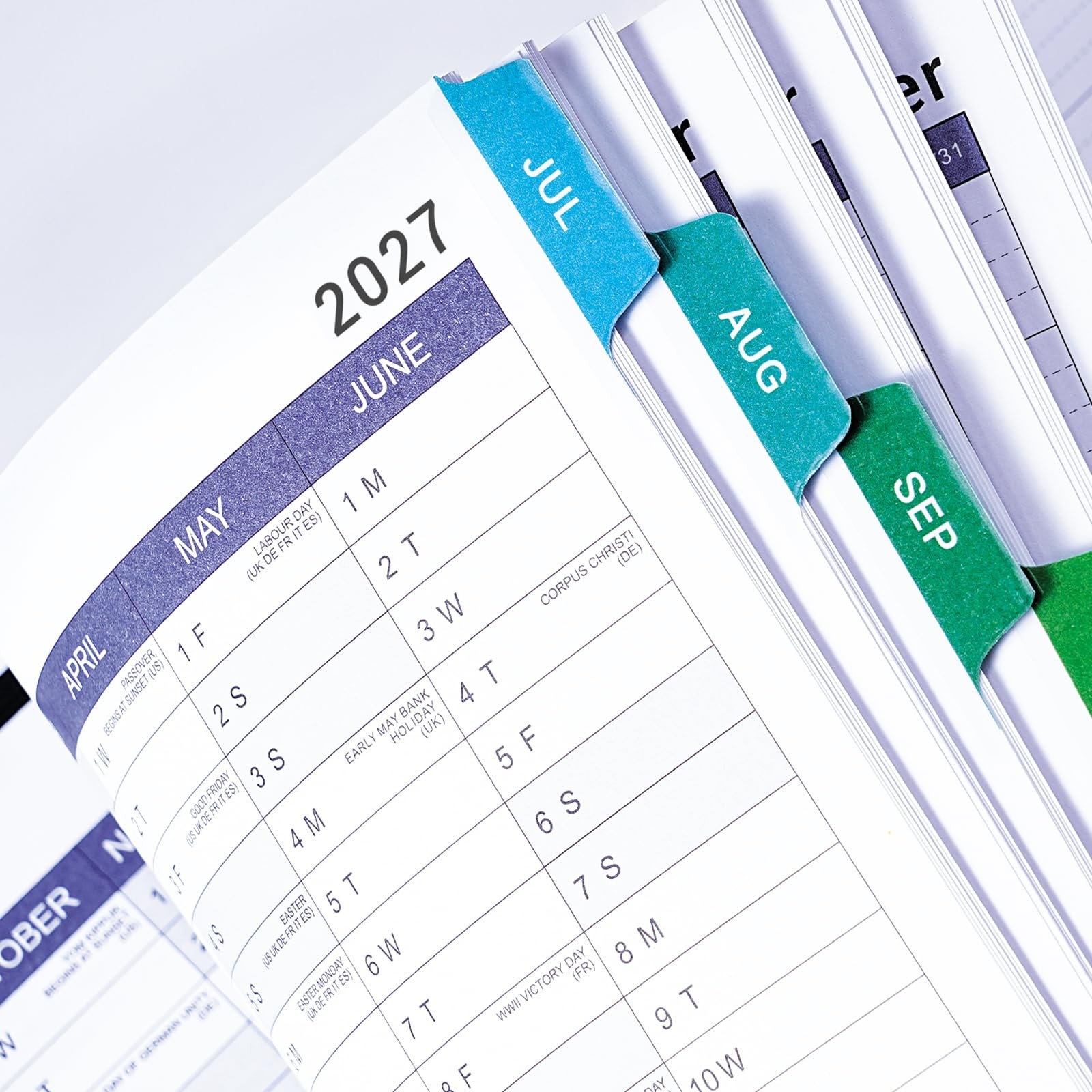 Appointment Book 2026-2027 – Planner Large, Black:9″ x 11″