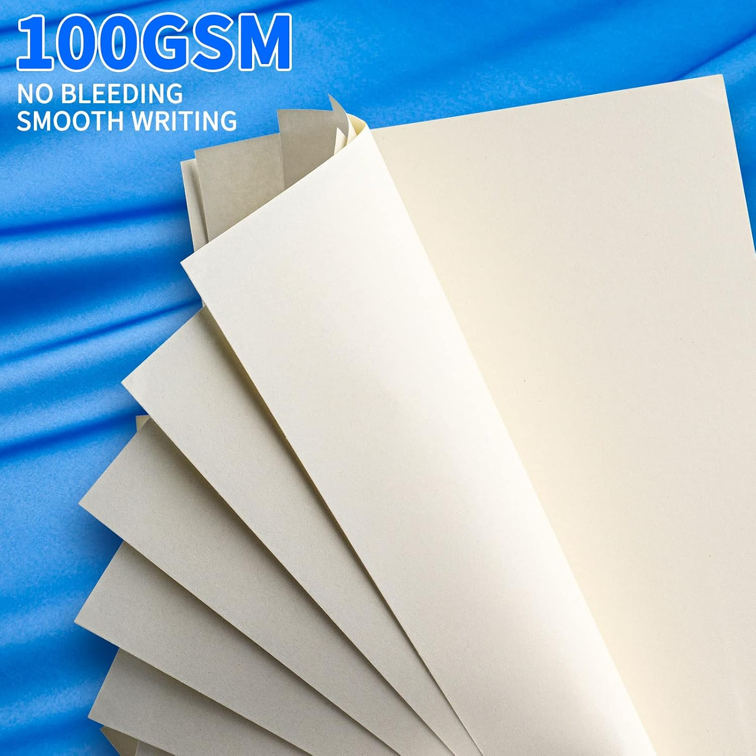 Refillable Blank Paper for 6-Ring Binders – A6 Size, 80 Sheets (160 Pages) – Ide
