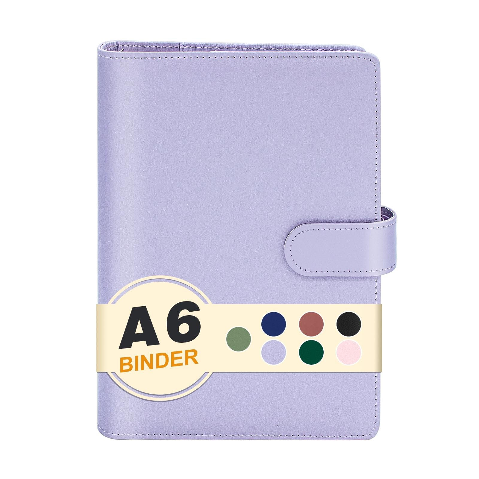 A6 Binder 6 Ring,Mini Photocard Binder for A6 Filler Paper, Loose Leaf Personal