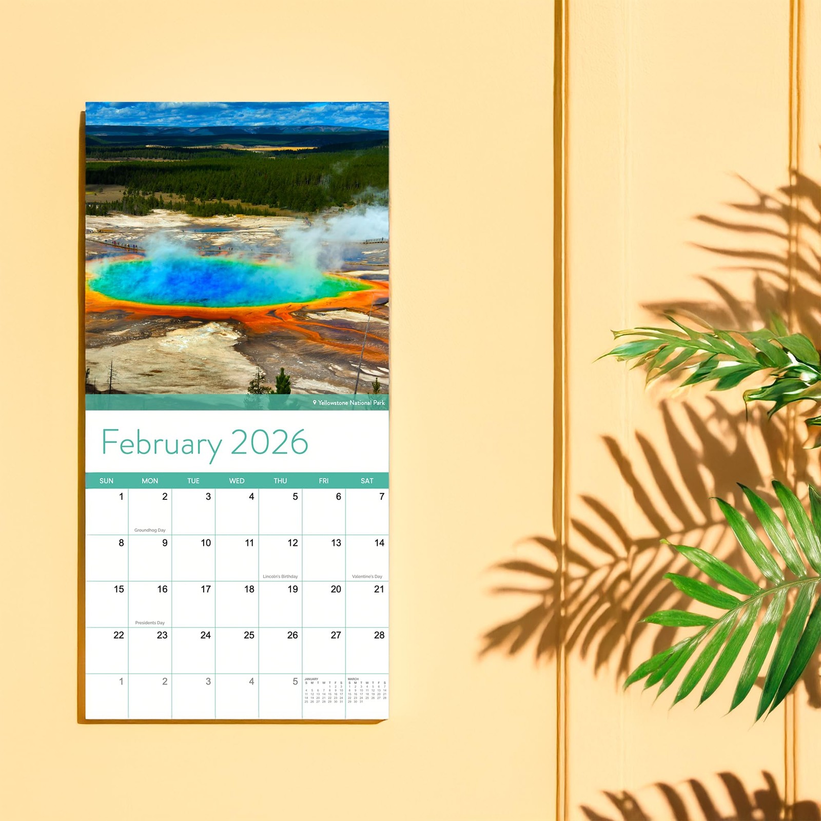 2026 National Parks Wall Calendar | Beautiful Outdoor Nature 2026