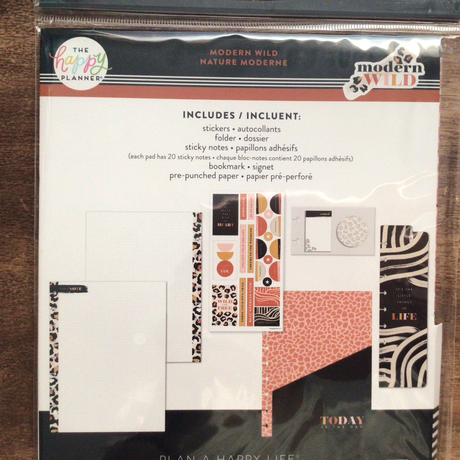 The Happy Planner Accessories Modern Wild Classic Folder Stickers Bookmark Paper
