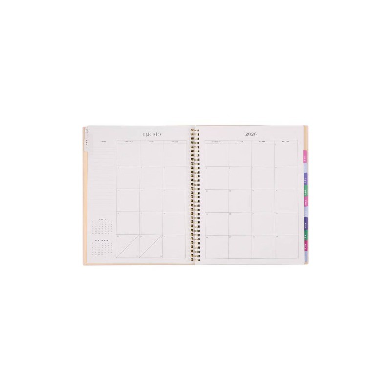 Happy Brands 8.5″x11″ 2026-2027 12 Month Organized Vive Cada Momento