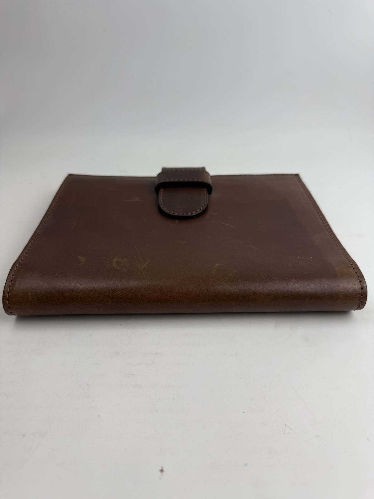 Borlino Italy Brown Leather Journal Leather 8.5x6in