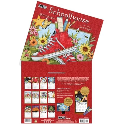 LANG Schoolhouse 2025 Wall Calendar (25991001940) Multi