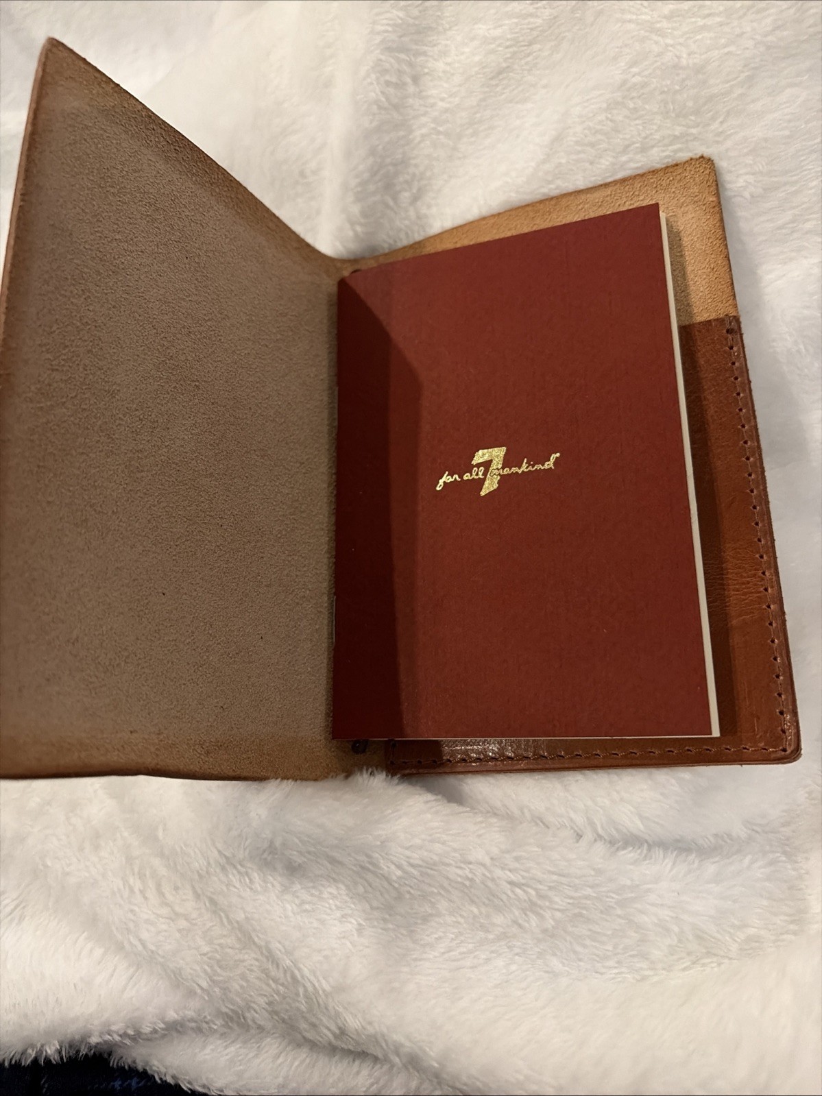 Pocket Notebook Italy Leather Refillable Mini Comp Book -four All Mankind7