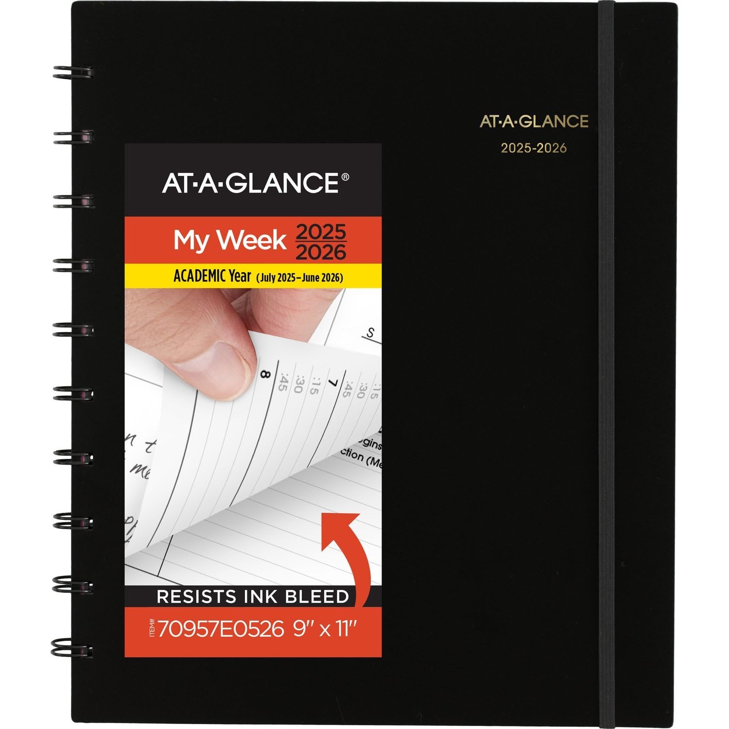 Planner 2025-2026 Academic, Weekly & Monthly, Quarter-Hourly Appointment Book…