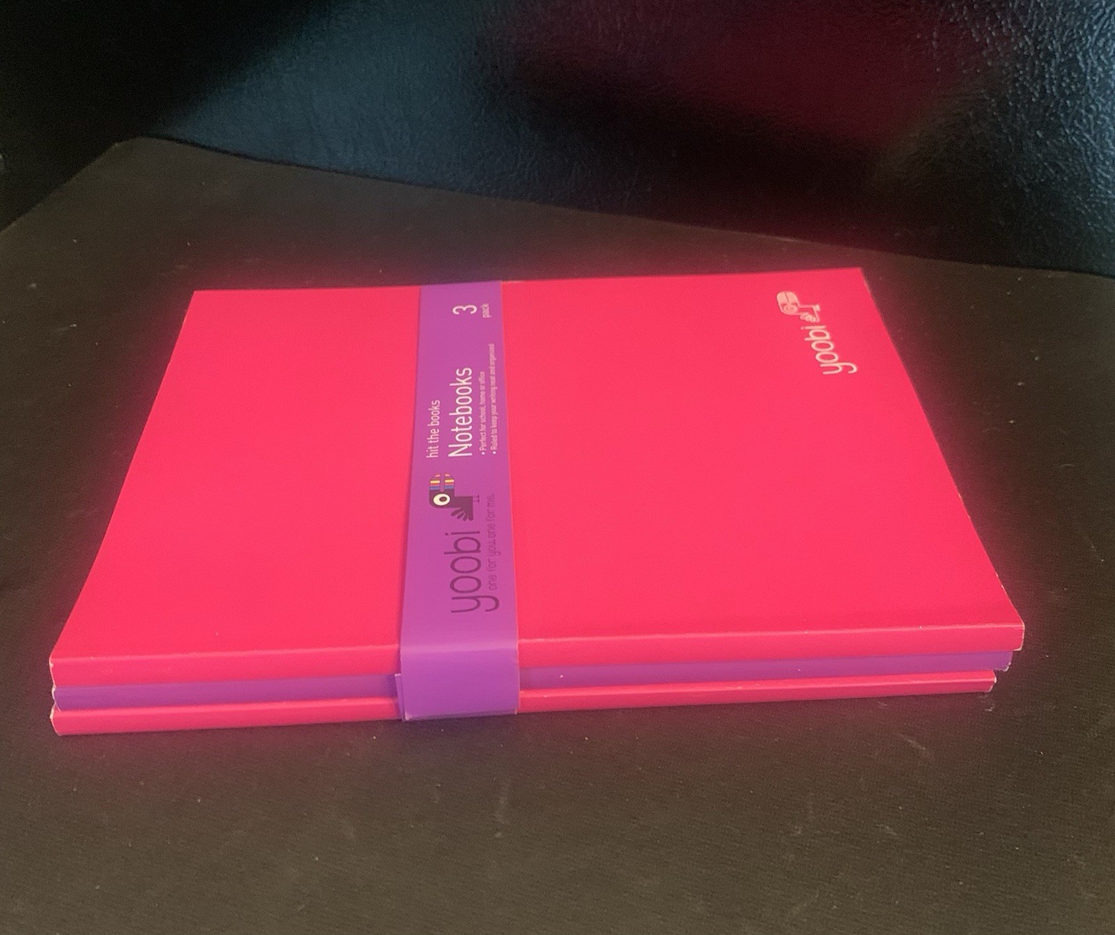 Set Of 3 Pack New Yoobi 7×10 Composition Journal Notebooks 2 Pink/1 Purple