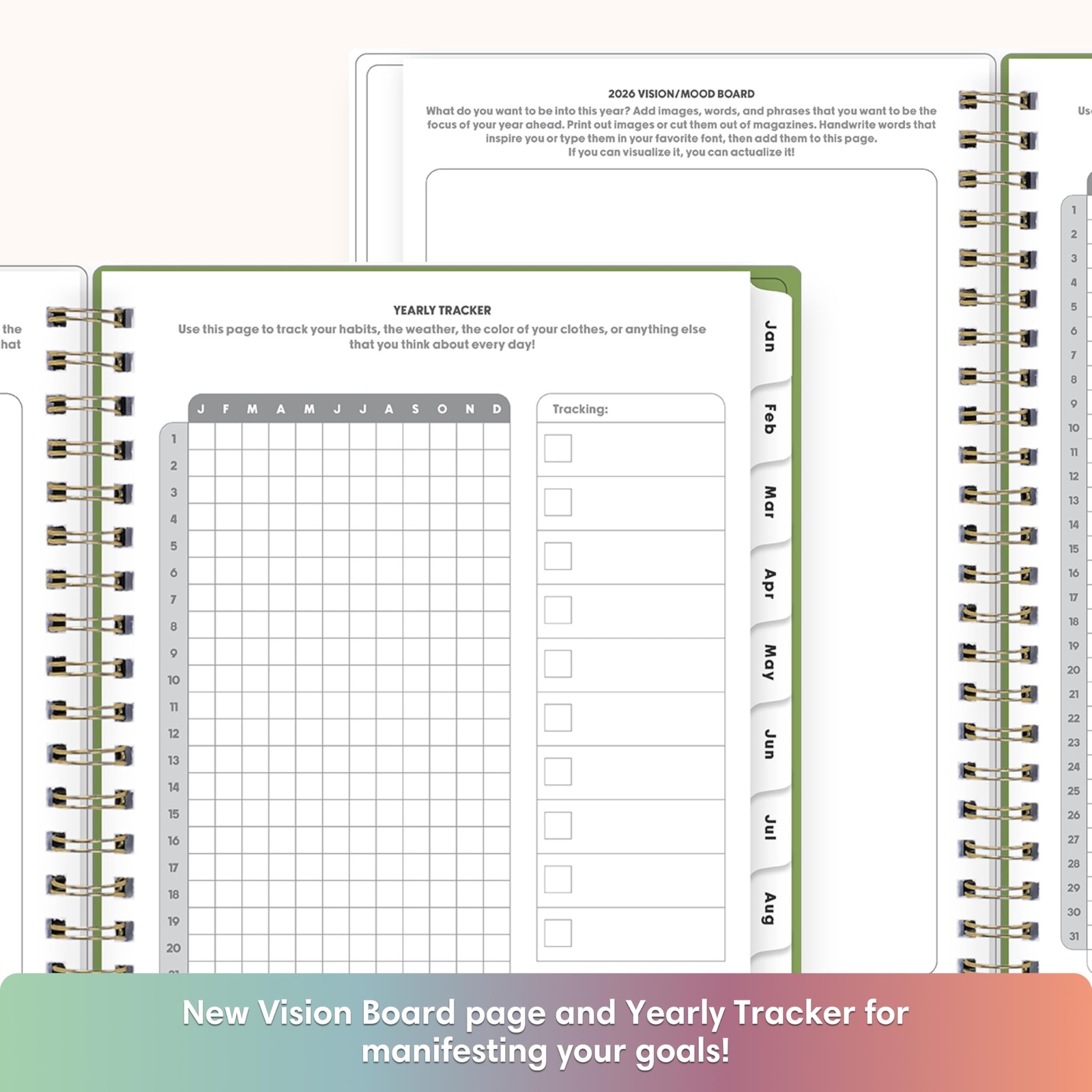 Gen Z 2026 Weekly and Monthly Planner Calendar, January 2026 – December 2026,…
