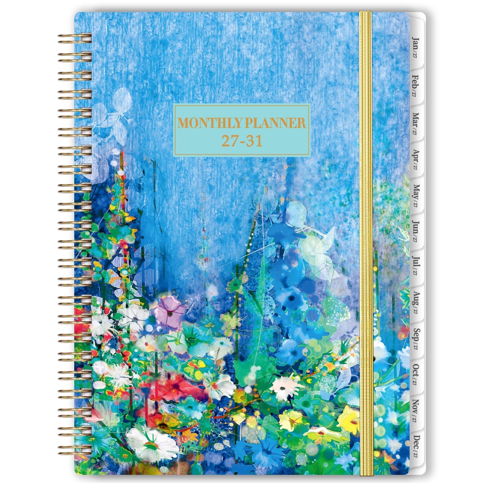 2027-2031 Monthly Planner – JAN 2027 – DEC 2031, 8.5″ x 6.4″, 5 Year Monthly …