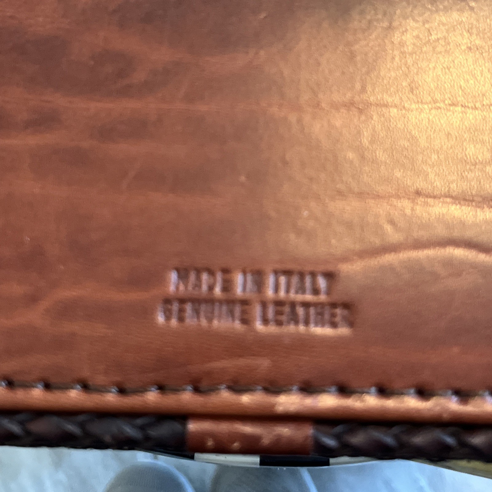 Handmade Genuine Leather Journal – Blank-made In Italy New In Box