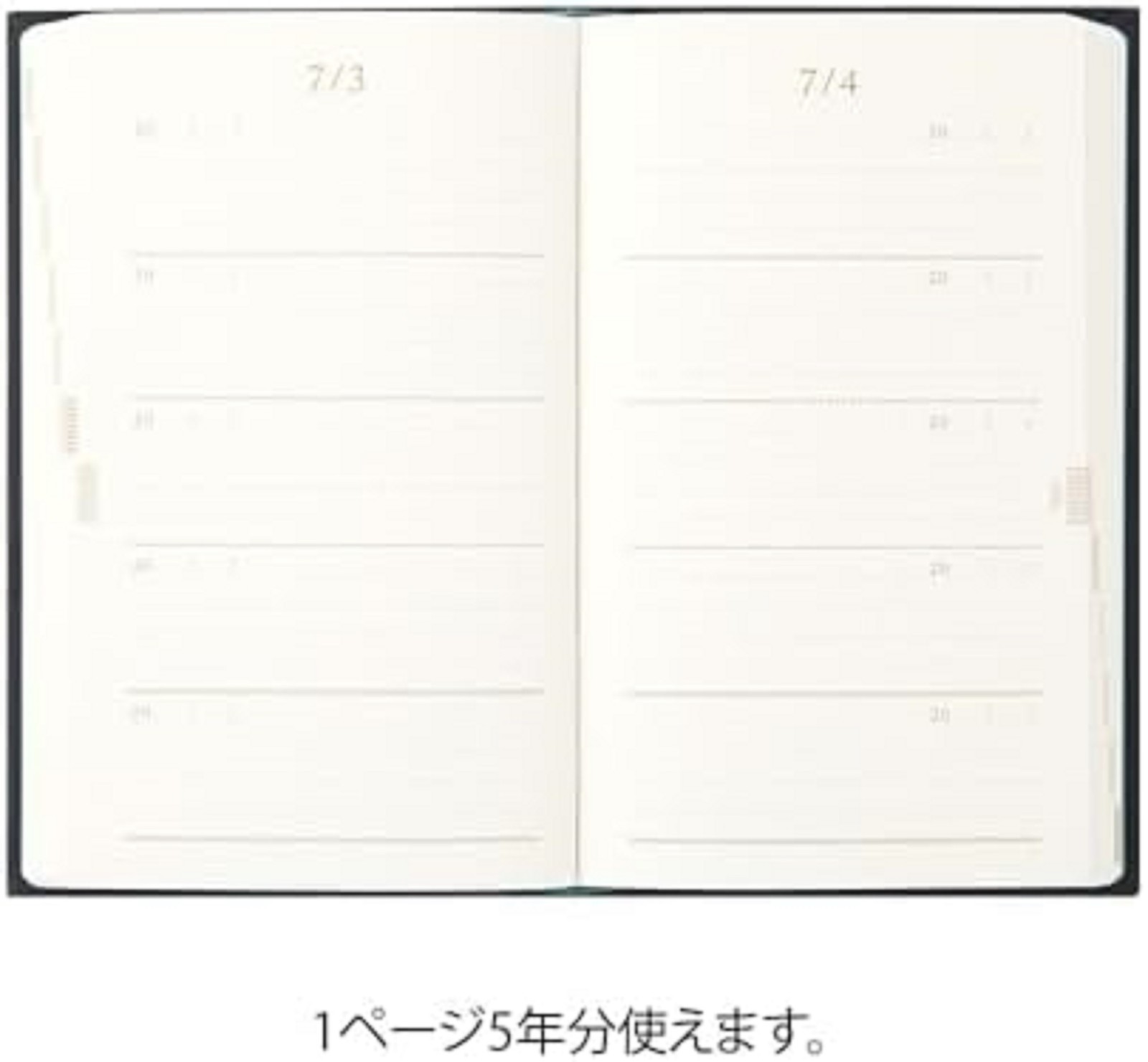 DESIGNPHIL Midori 12707006 Diary, 5 Year Consecutive Embroidery, Floral Print…