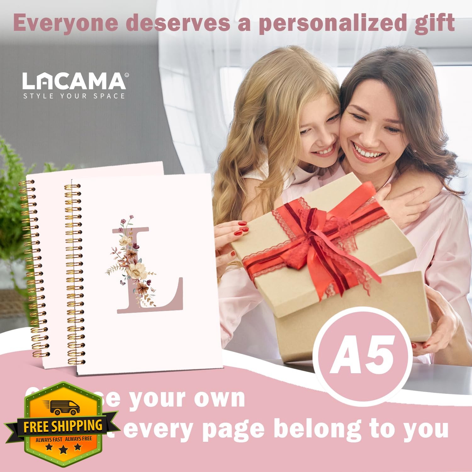 Lacama wildflower L notebook 5.5×8.3