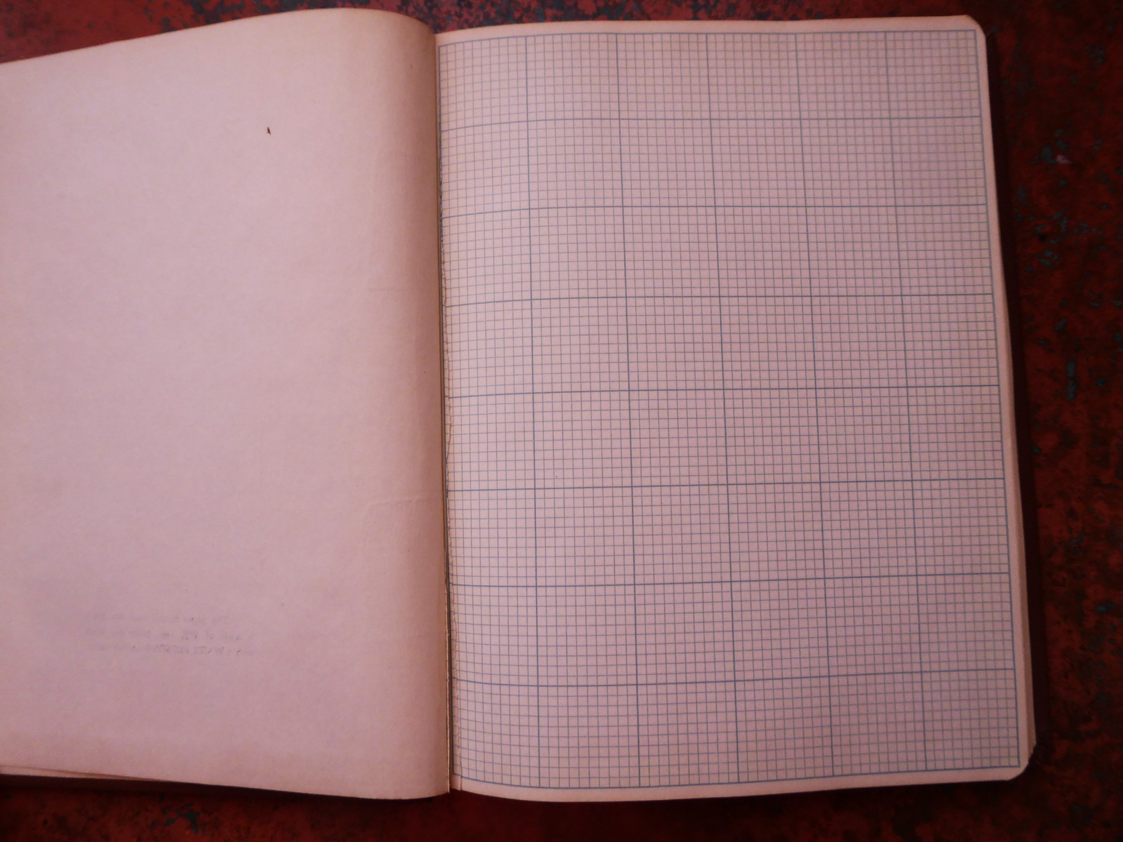 Cross Section 376A Field Book Vintage Graph Grid Keuffel & Esser Engineers