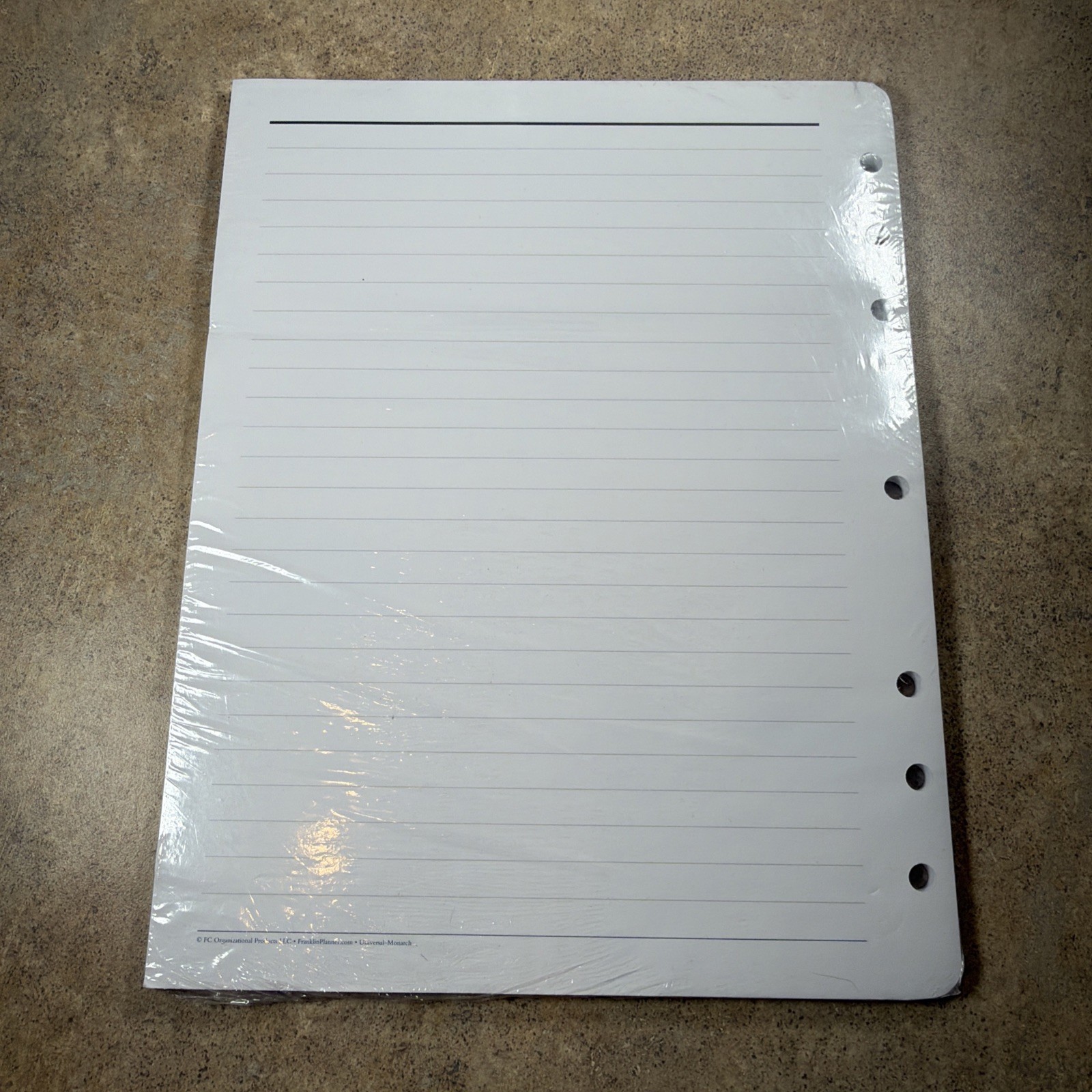 Franklin Covey Monarch Size 8.5 x 11 Original WIDE Lined Pages, 50 sheets – NEW