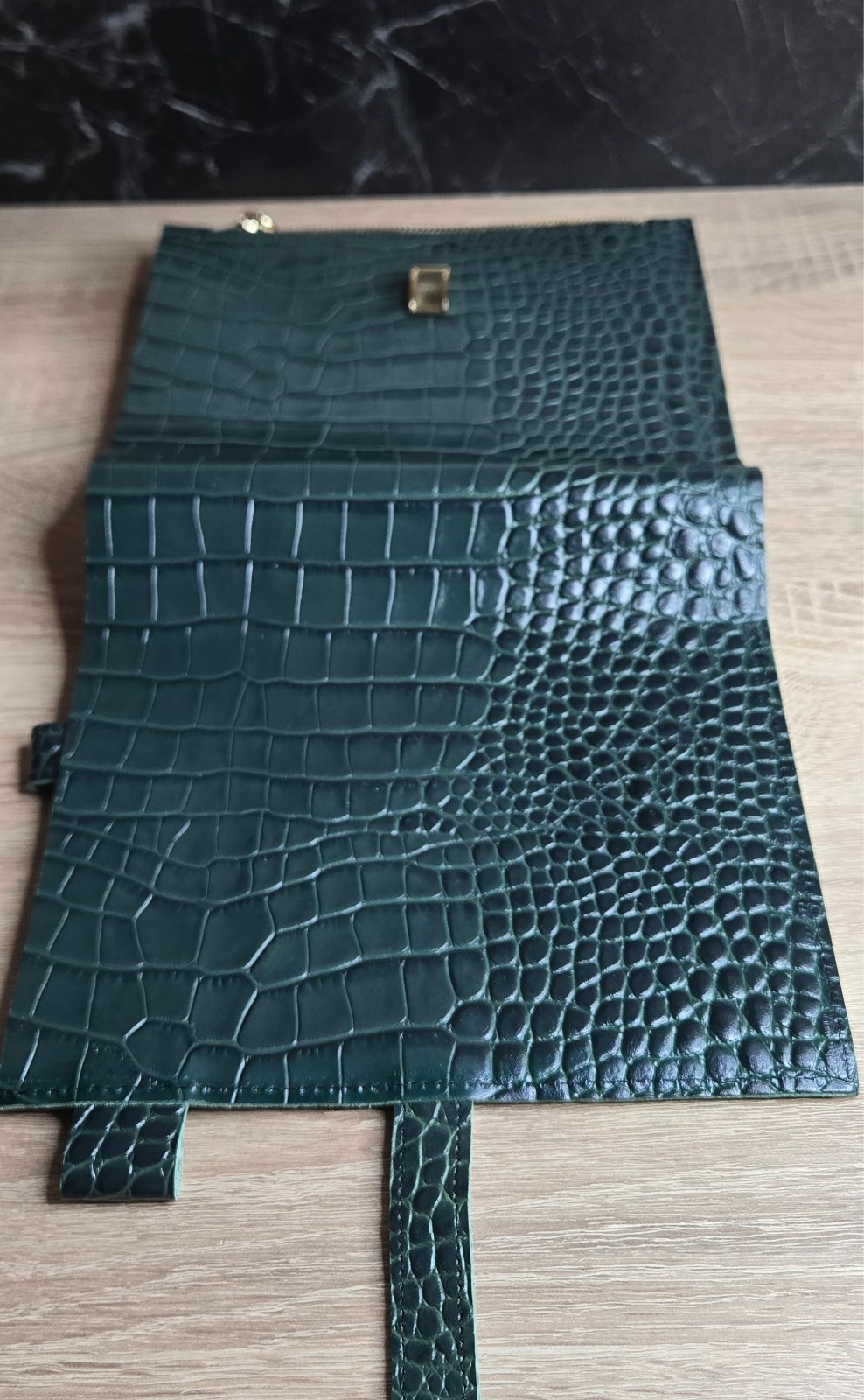Green Leather Cover planner A5 – Oops Shop just cover with binder