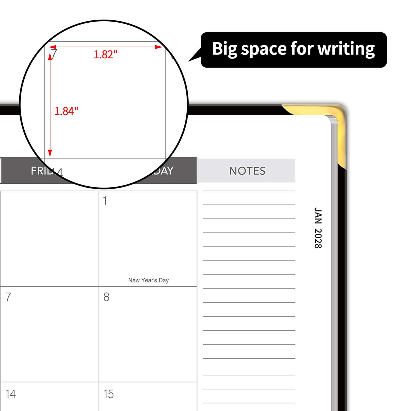 2026-2028 Monthly Planner – 3 Year Monthly Planner 2026-2028, Jan. 2026 – Dec…