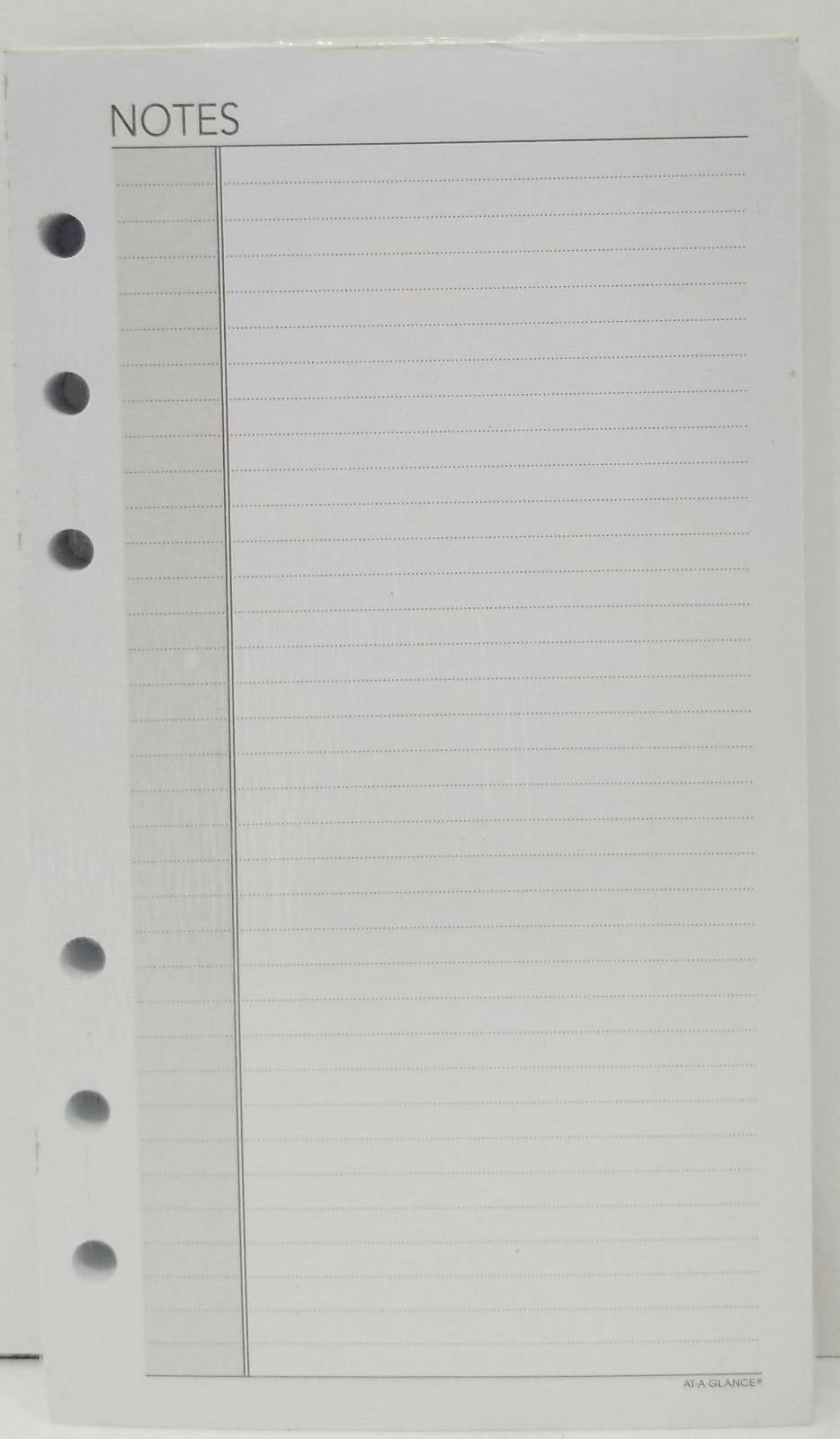 AT-A-GLANCE Day Runner Notepad, Topbound, Portable Size, 3 3/4″ x 6 3/4