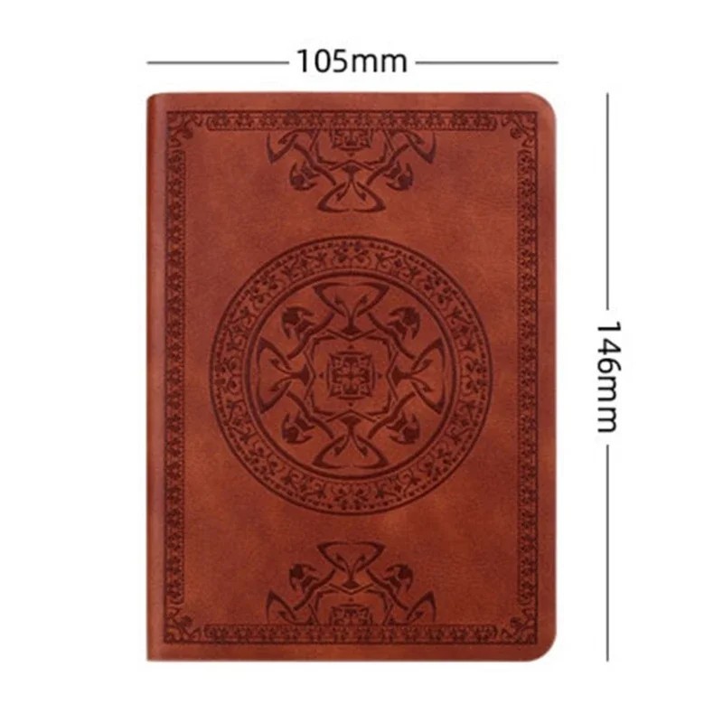 VINTAGE PORTABLE LEATHER NOTEBOOK DIARY JOURNAL 280 PAGES/JOURNALING/ SCHOOL 📝