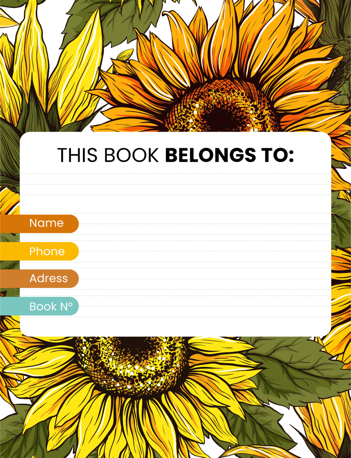 Family Planner 2023 – 4 columns, 12 months, Floral themes / Instant download.pdf