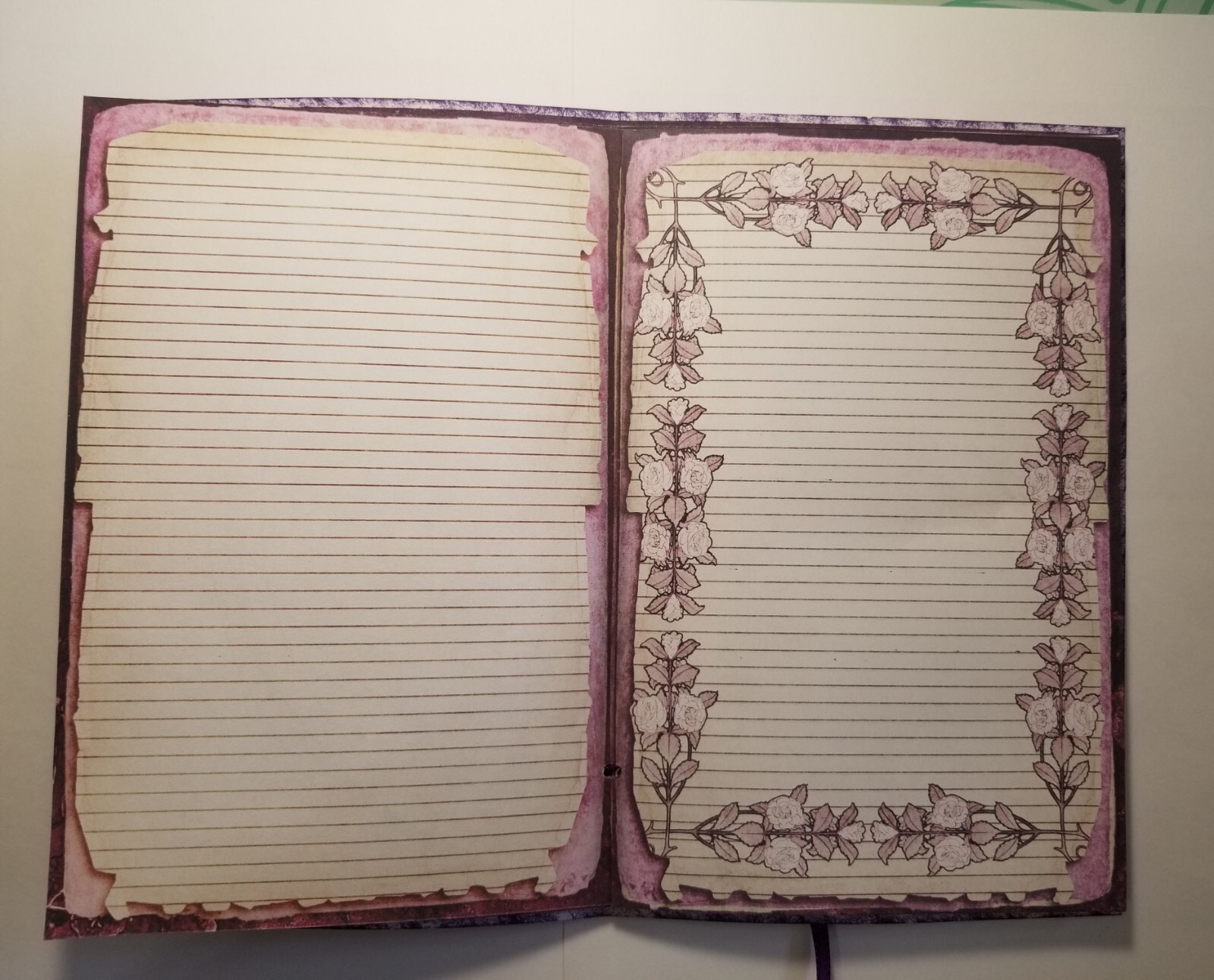 Junk Journal BLANK Booklet “FORTUNE TELLER”, LARGE 6″x9″ 40pg PSYCHIC, TAROT