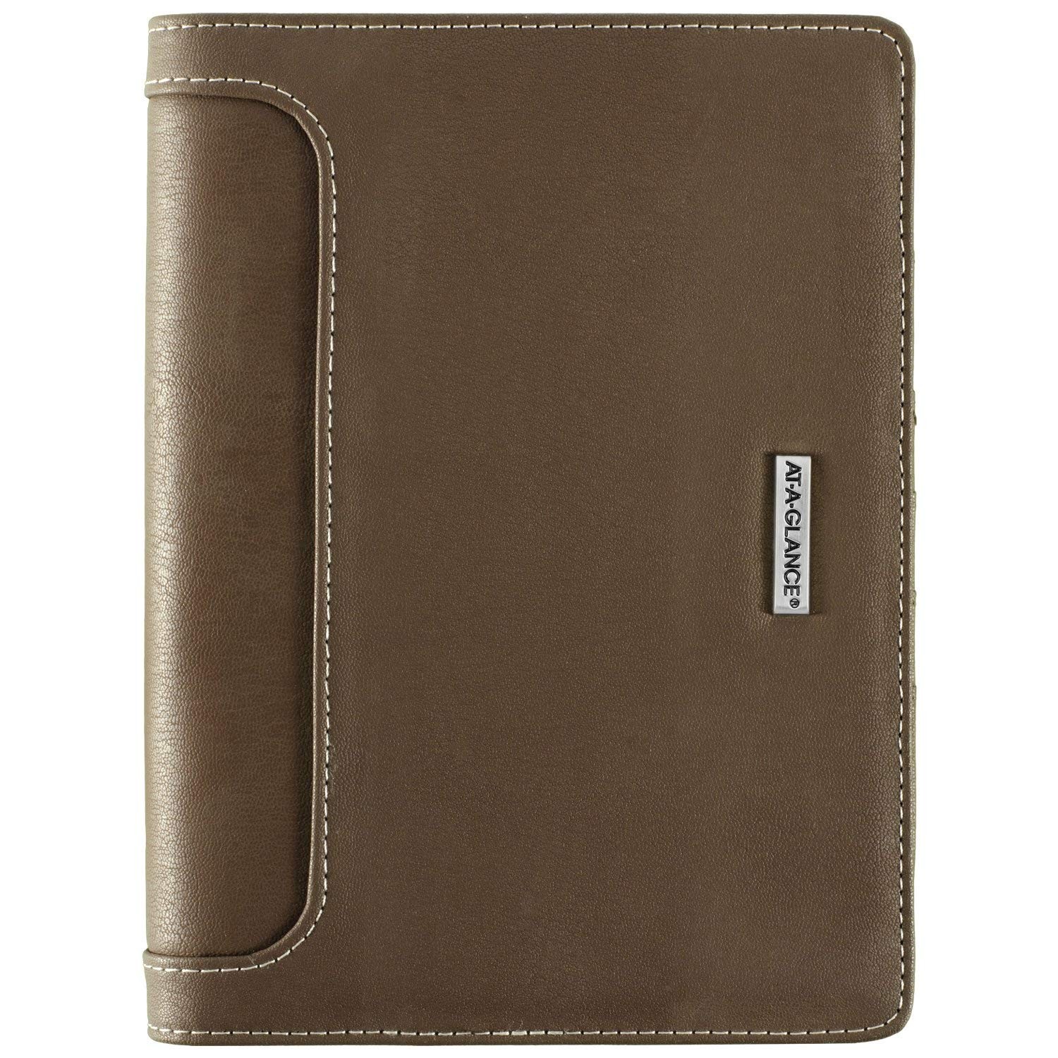 Harrison Design Brown Telephone Address Book Planner with Card Slots and Pen …