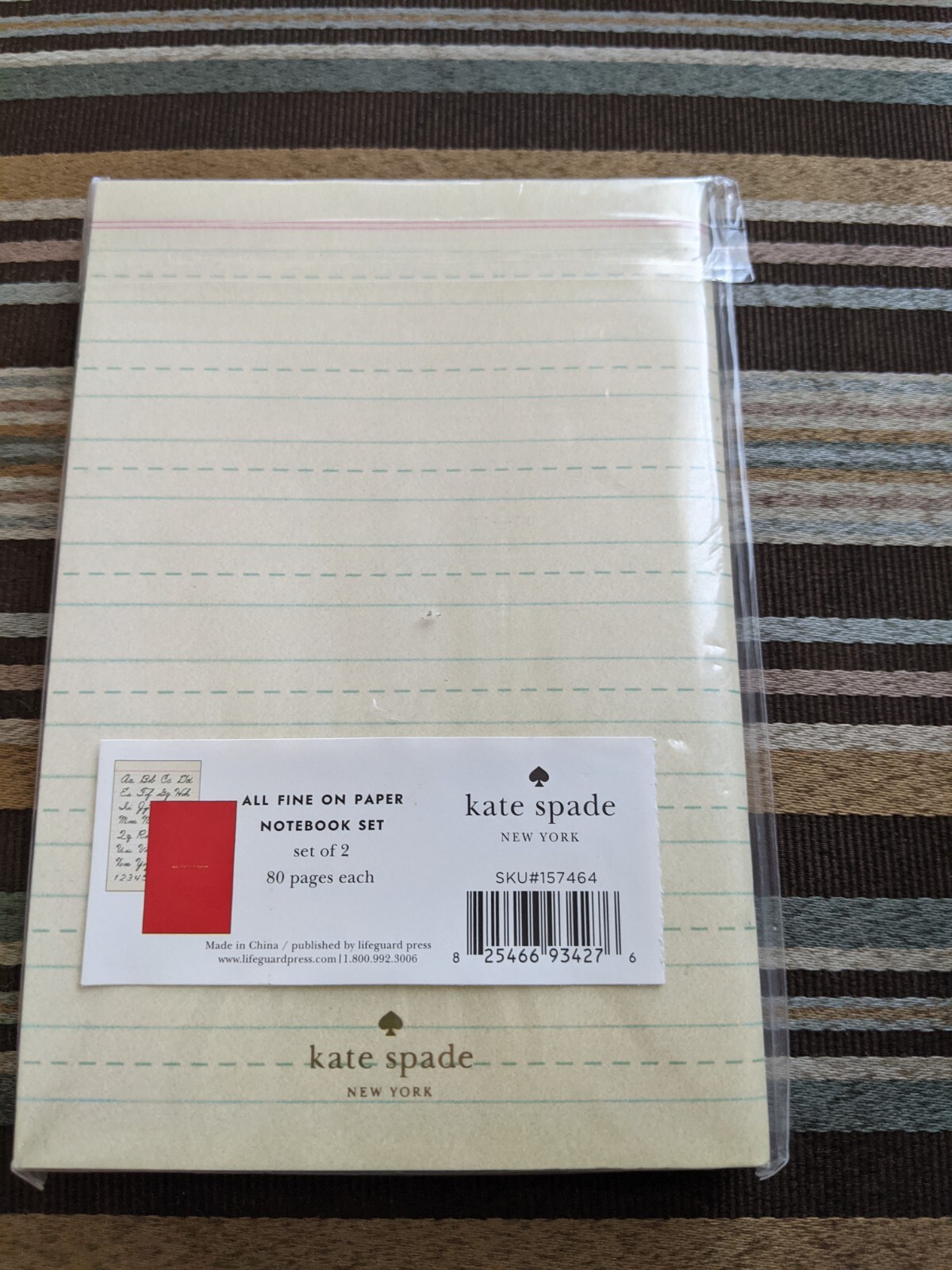 KATE SPADE NEW YORK ALL FINE ON PAPER NOTEBOOK SET OF 2