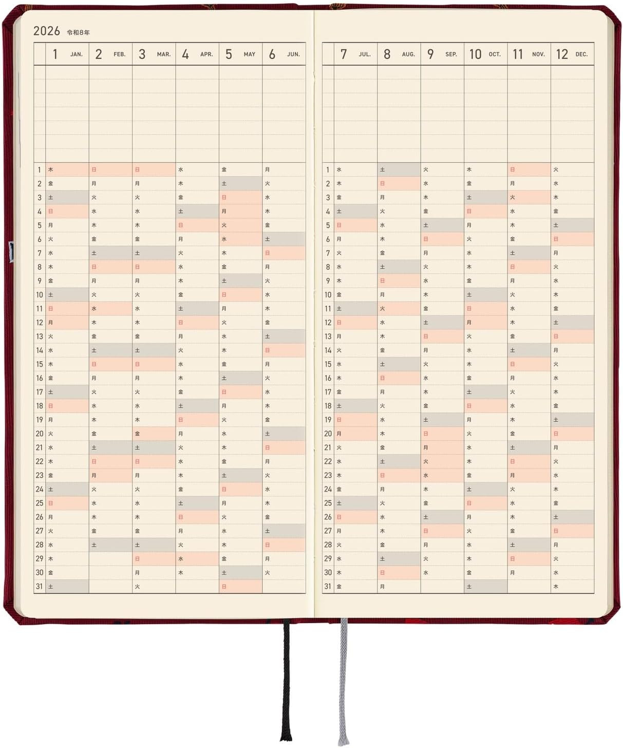 Hobonichi Techo 2026 Spring Weeks – Moomin: Little My Everywhere! (Japanese, Tal