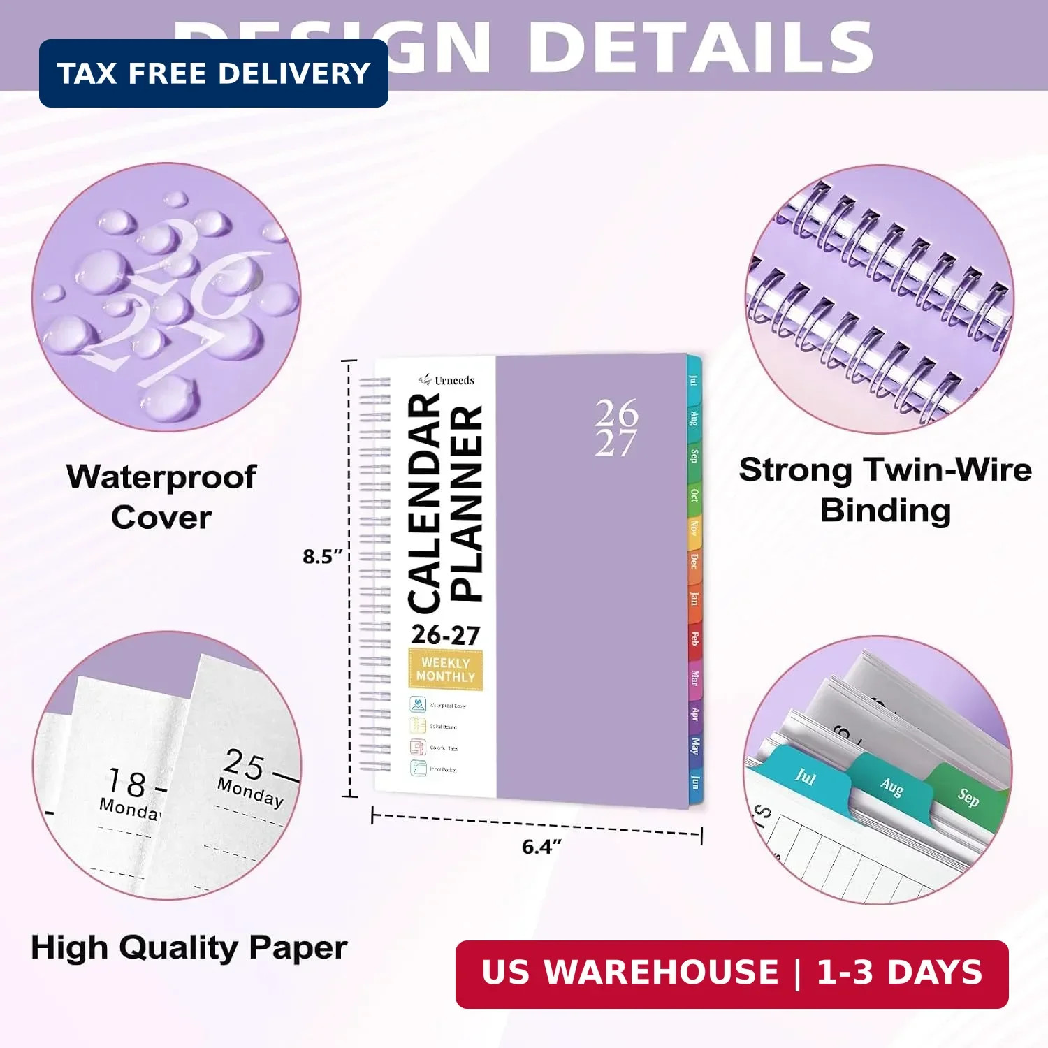 Planner 2026-2027 – Planner 2026-2027 Weekly and Monthly, July 2026 – June 2027,