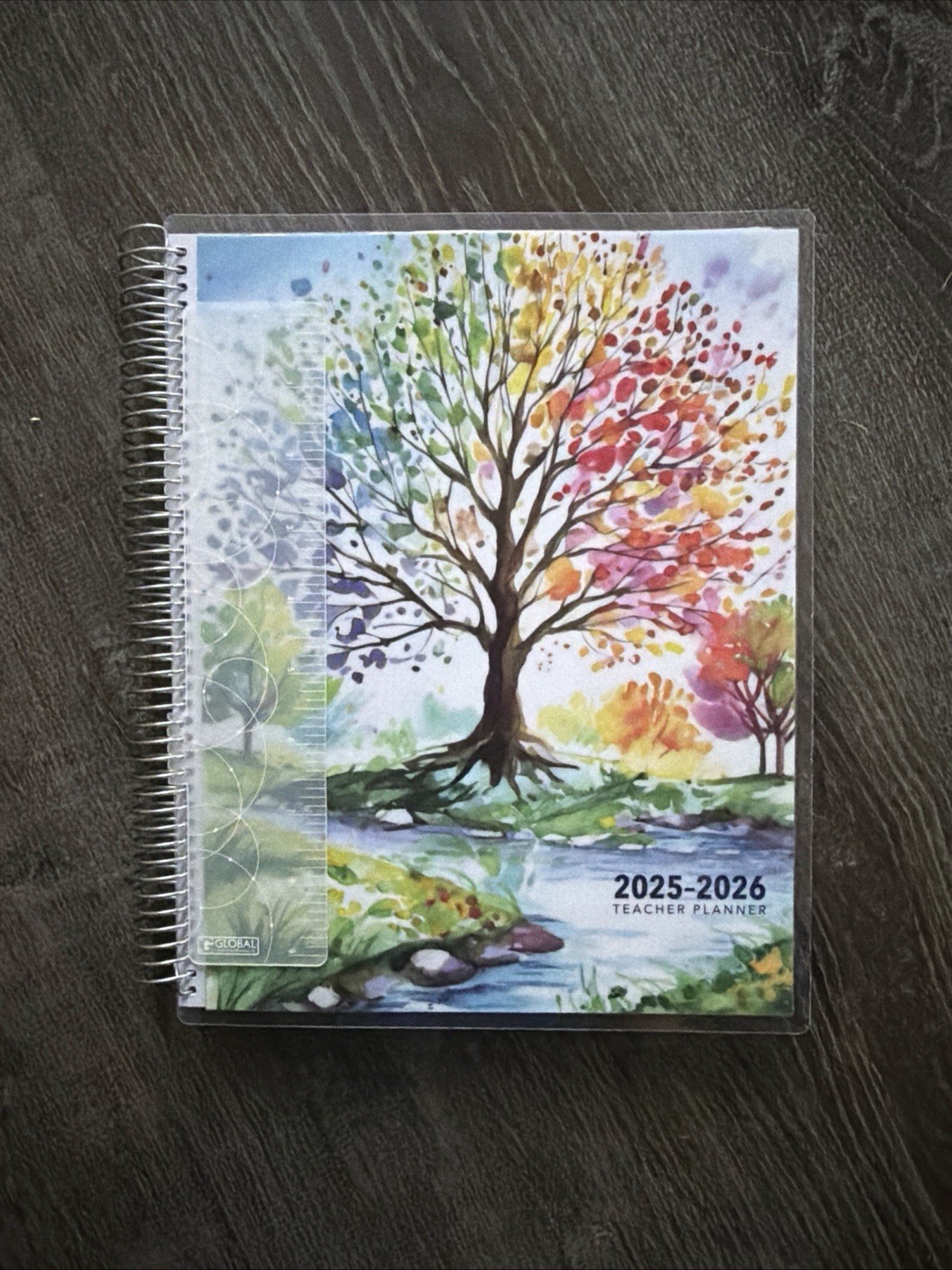 Deluxe Teacher Planner 8.5×11 – Dated Aug 2025-Jul 2026 With 18 Tabs & Stickers