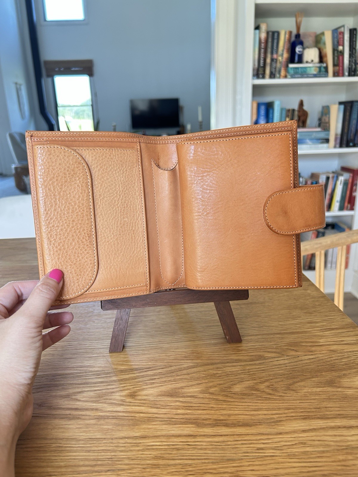 Gillio Firenze Pocket Mia Cara Undyed Epoca Leather with Amica Misprint
