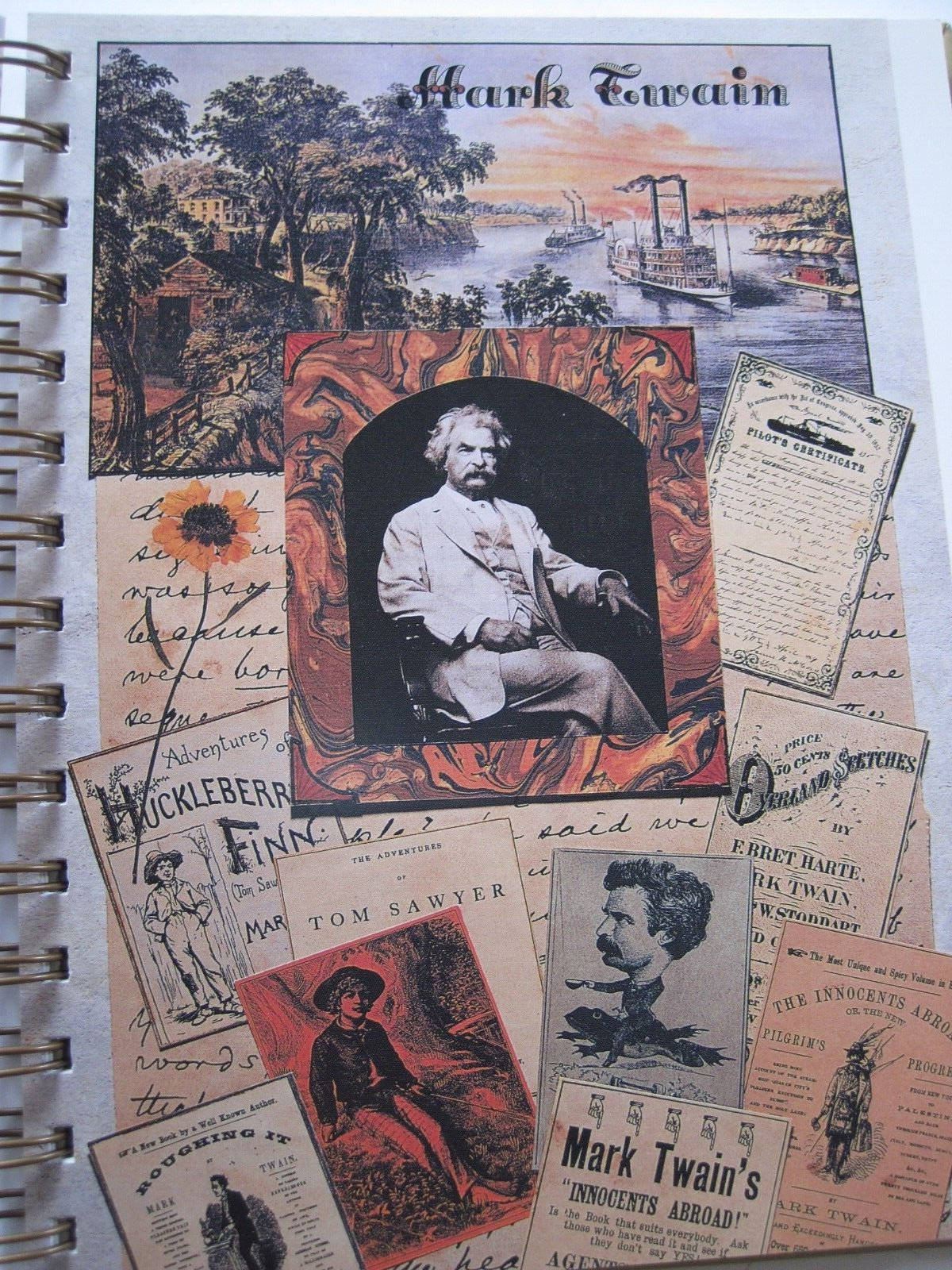 Galison Reader’s Journal Hard Cover Spiral Bound Quotes Book Notes 1998