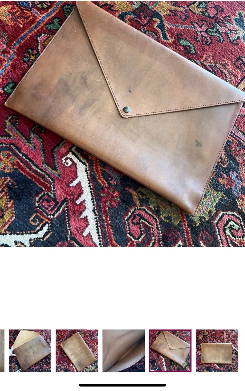 Pratesia Florence leather portfolio made in Italy