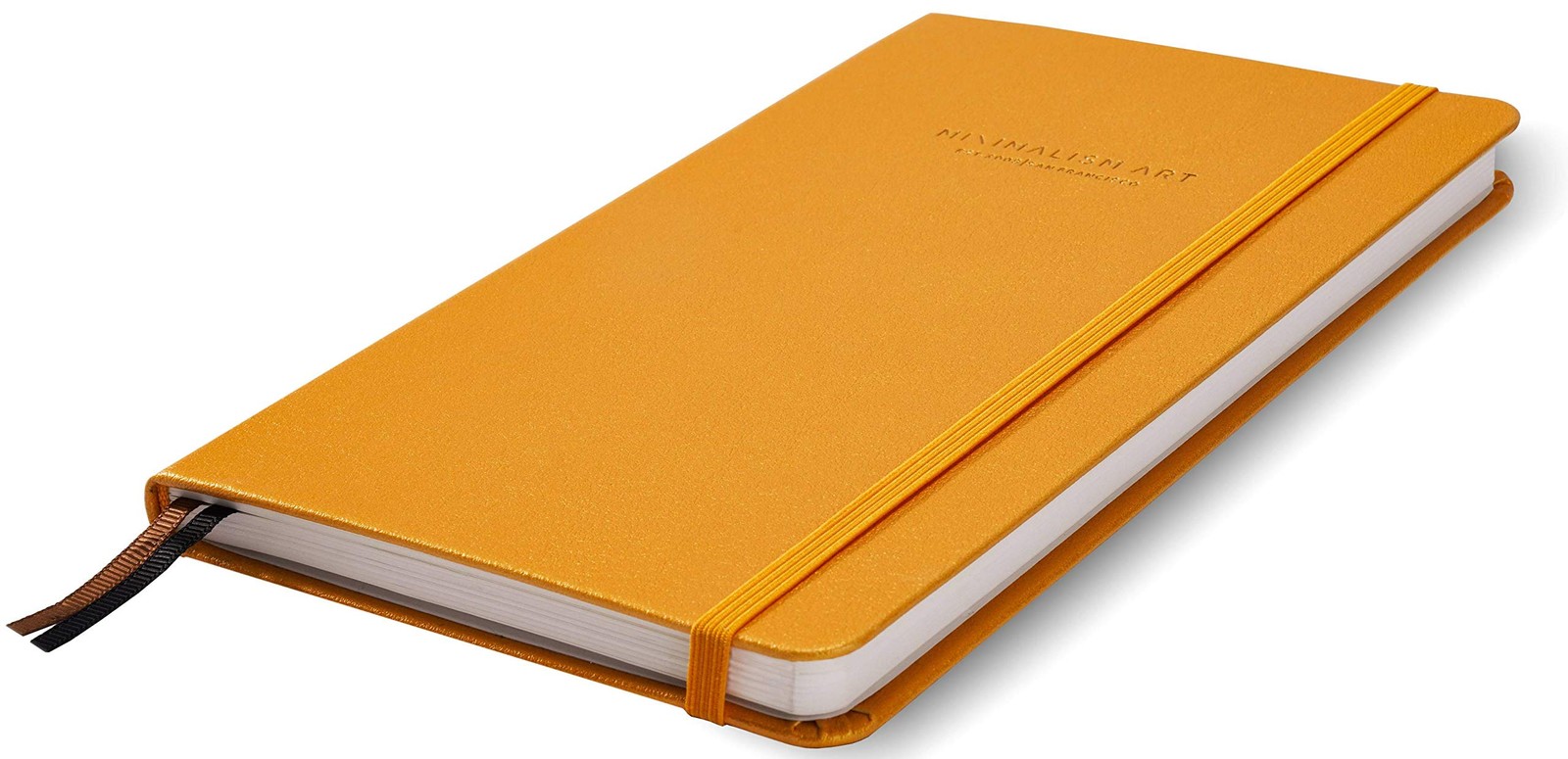 , Premium Hard Cover Notebook Journal, Medium Size, A5 5.8″ x 8.3″, 186 Numbe…