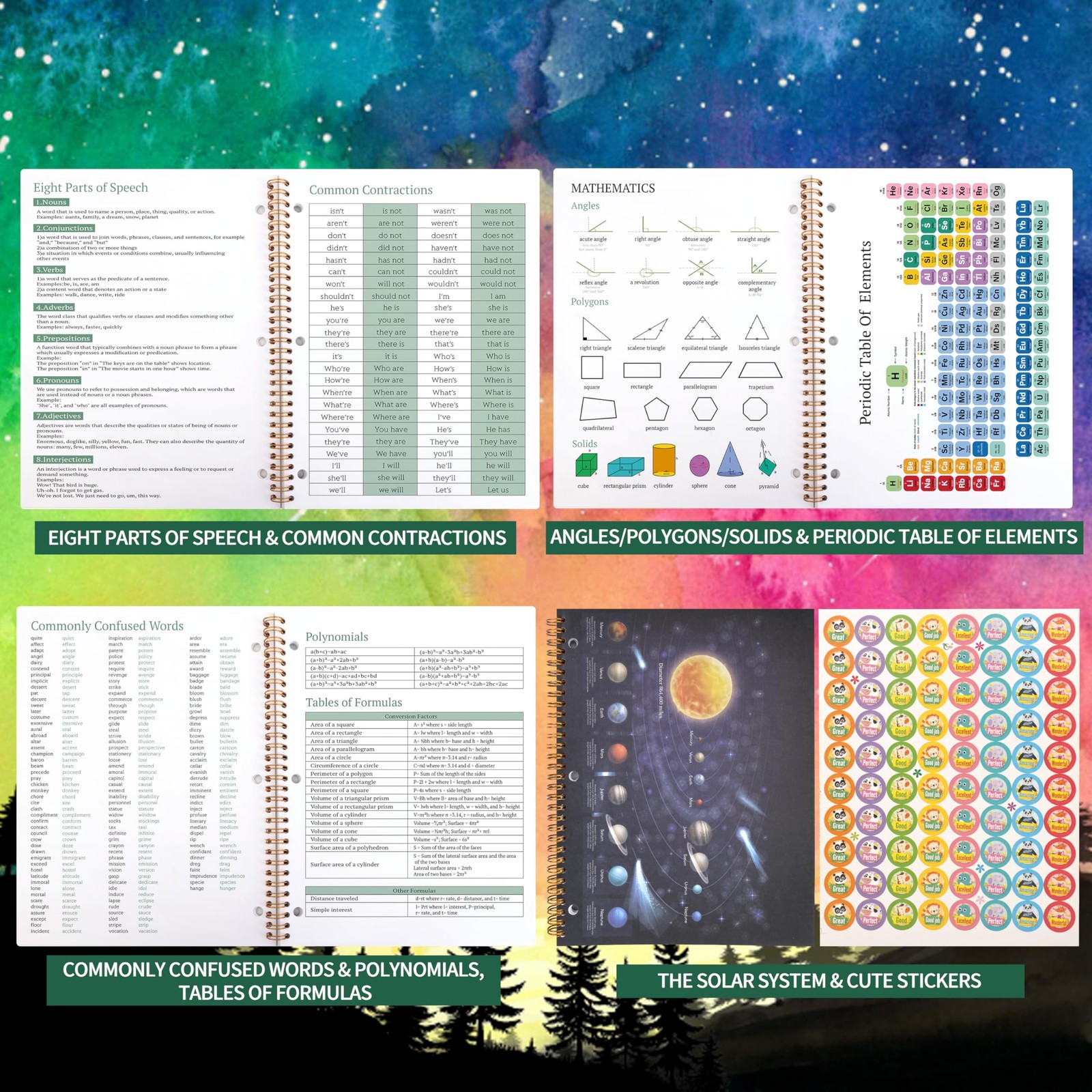 Student Planner 2026-2027 – Monthly and Weekly 8.2″ x 10.7″, Multicolor