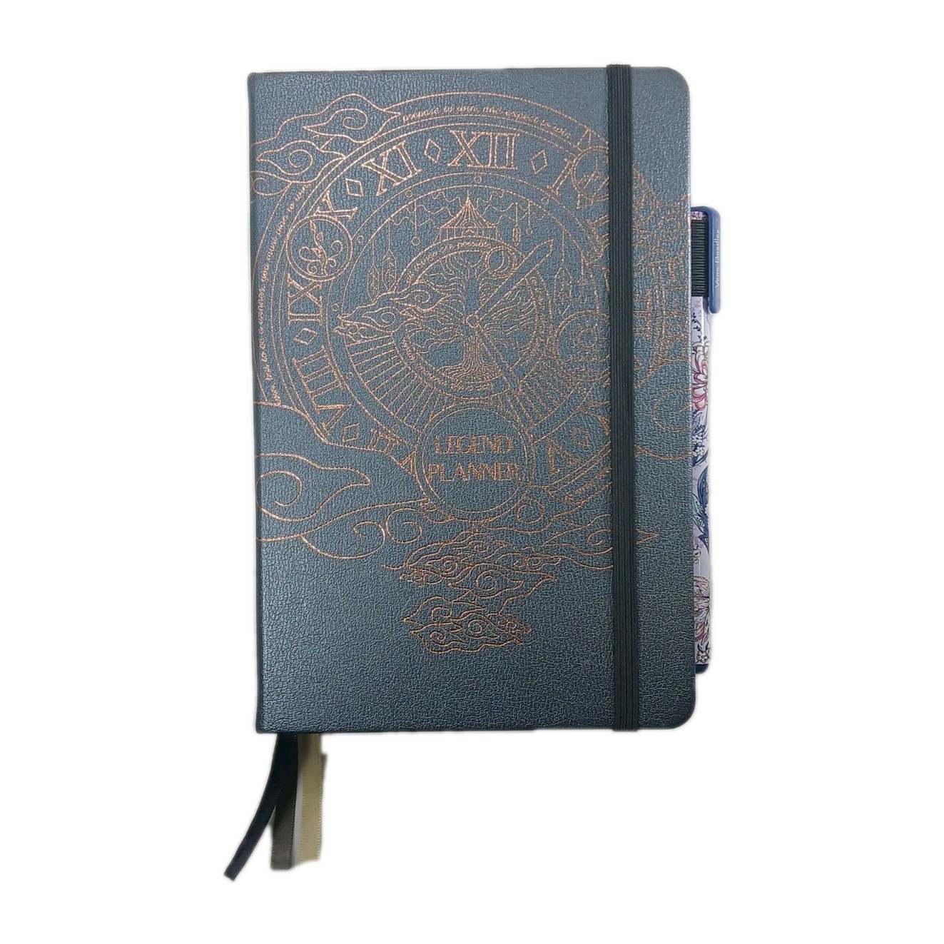NEW Legend Blue Personal Planner Goal Tracker, w/ Vera Bradley Pin & Stickers