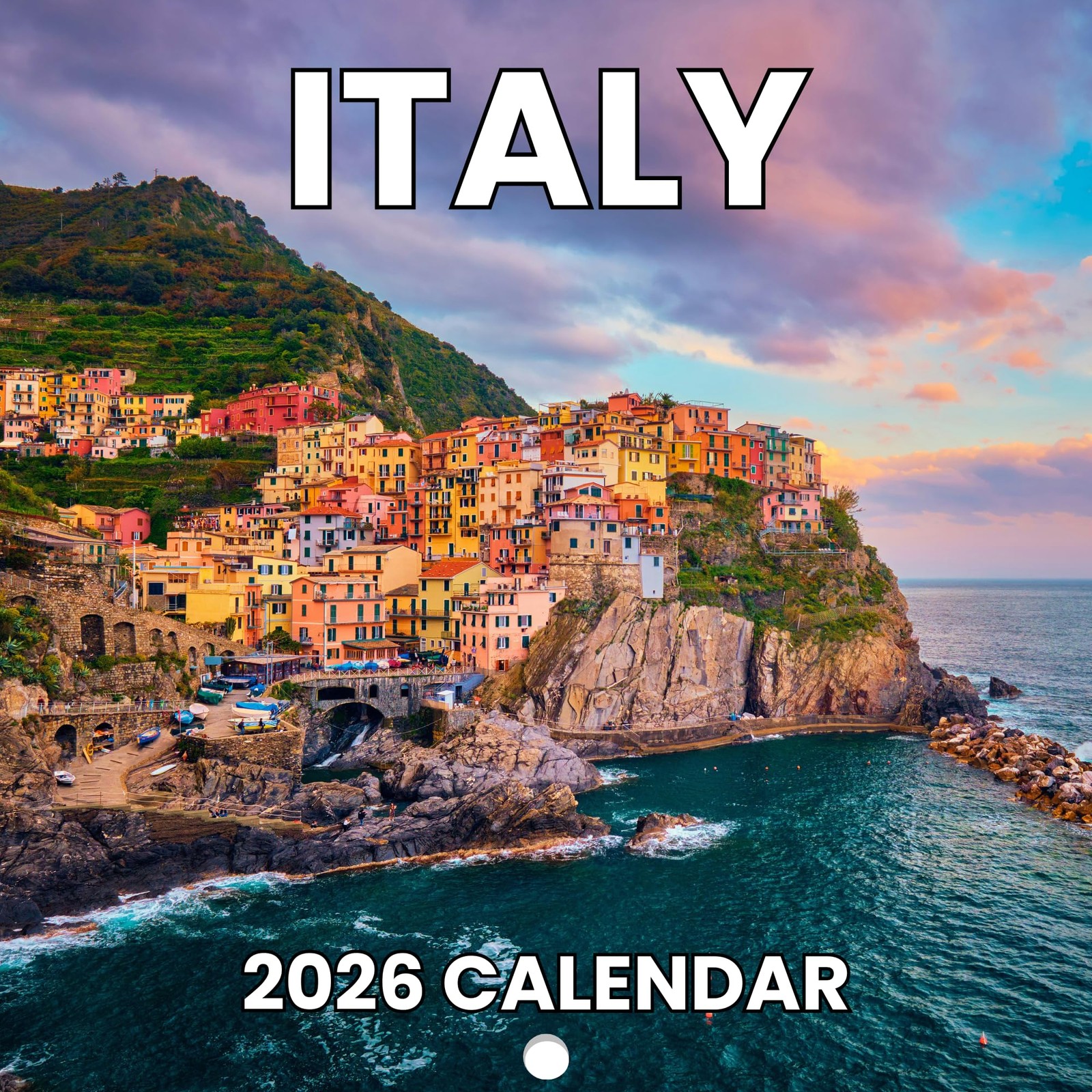 Italy 2026 Wall Calendar | Scenic Italian | Stunning Multicolor