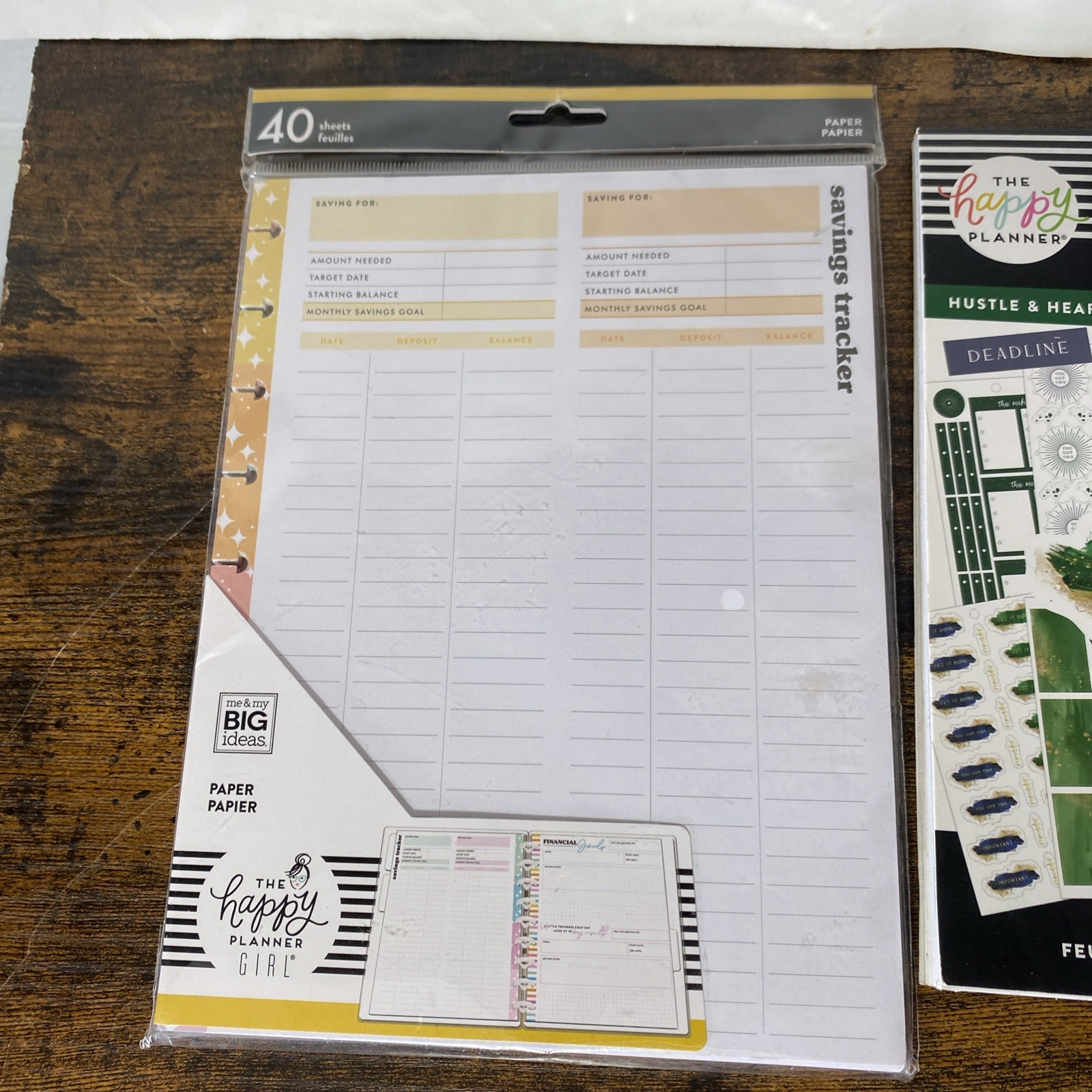 The Happy Planner Sticker Sheets Pad Lot & Paper Lot New