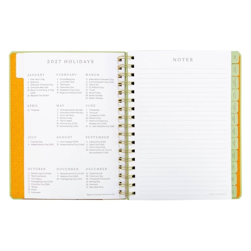 Be Rooted 7″x9″ A Look Ahead Academic 12 Months Weekly/View 2026-2027 Planner