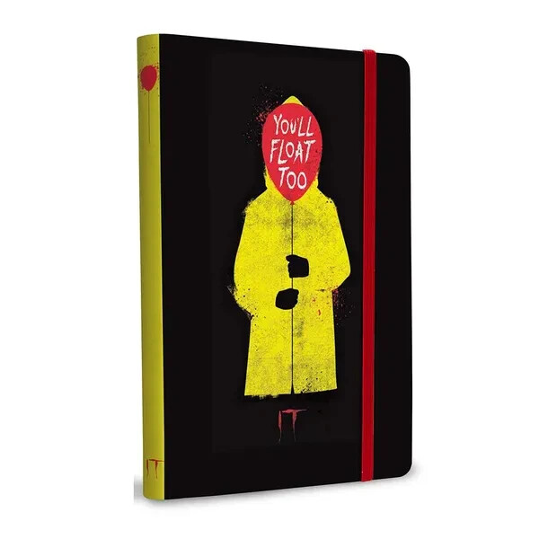 IT PENNYWISE BLANK NOTEBOOK/Journal Horror Film Writer Stephen King NEW