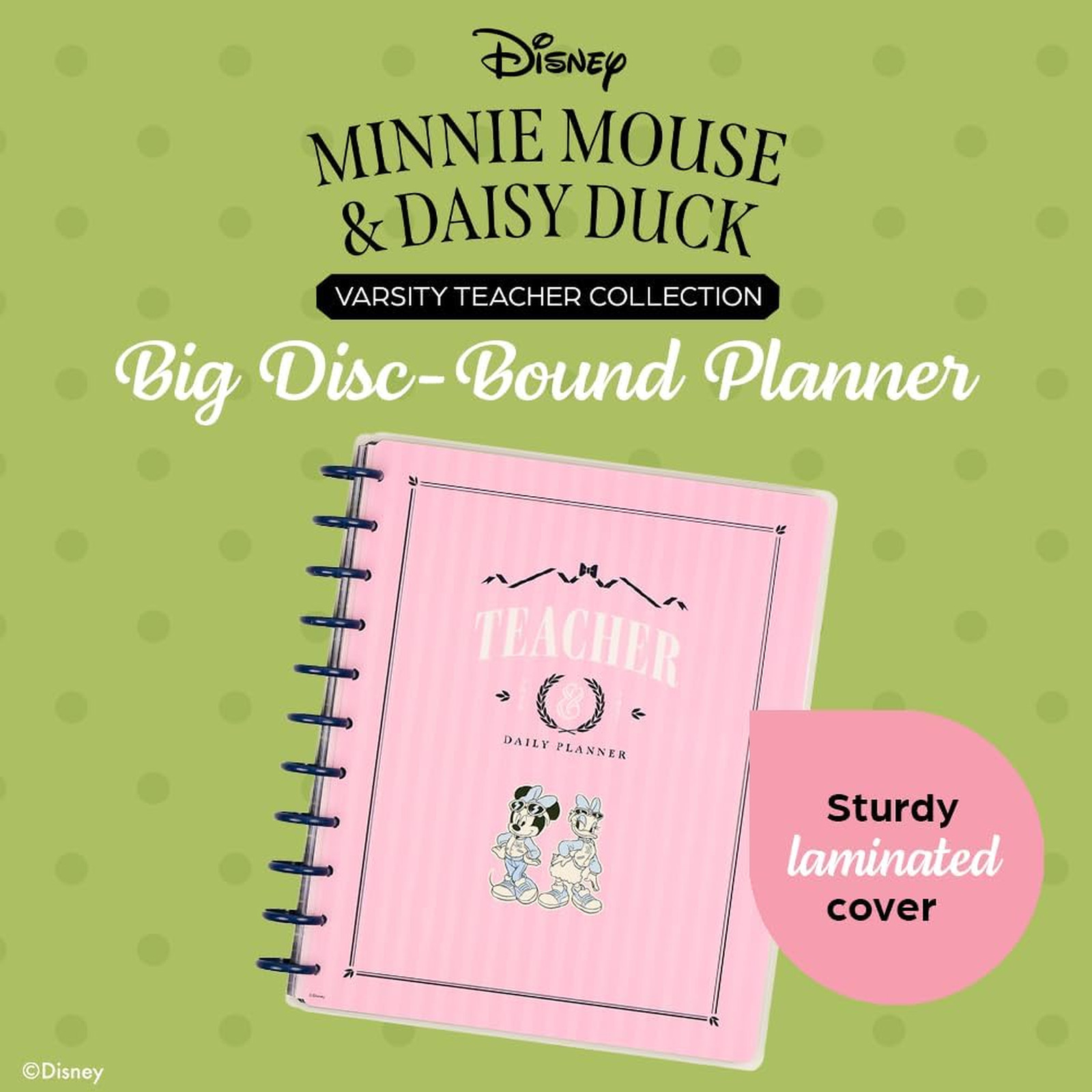 Disney Happy Planner Disc Bound Academic Planner 12 Month July 2026 June 2027