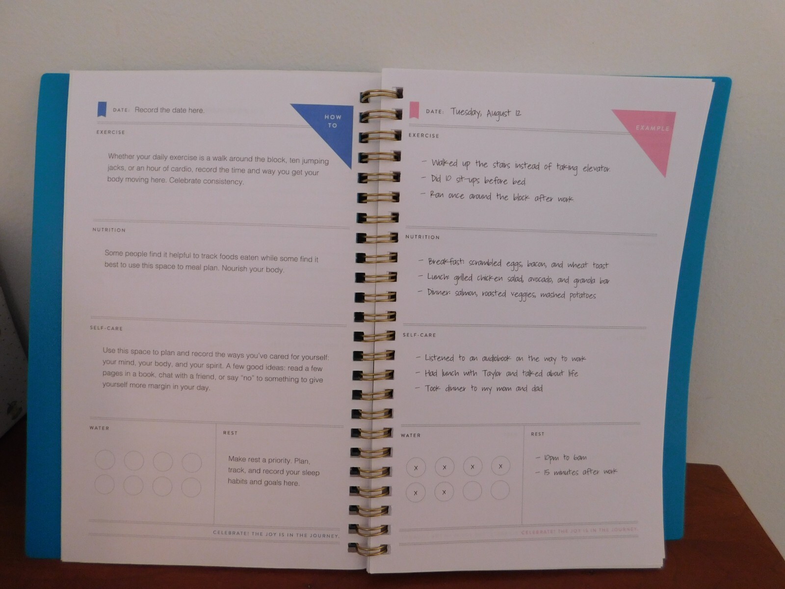 Simplified by Emily Ley Wellness Journal “This is My Year” + Notepad + Stickers