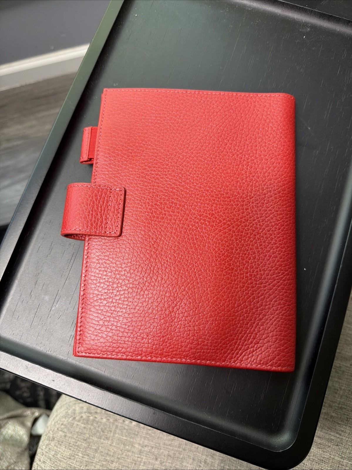 Moterm B6+ Leather Cover Notebook Planner Cherry Red