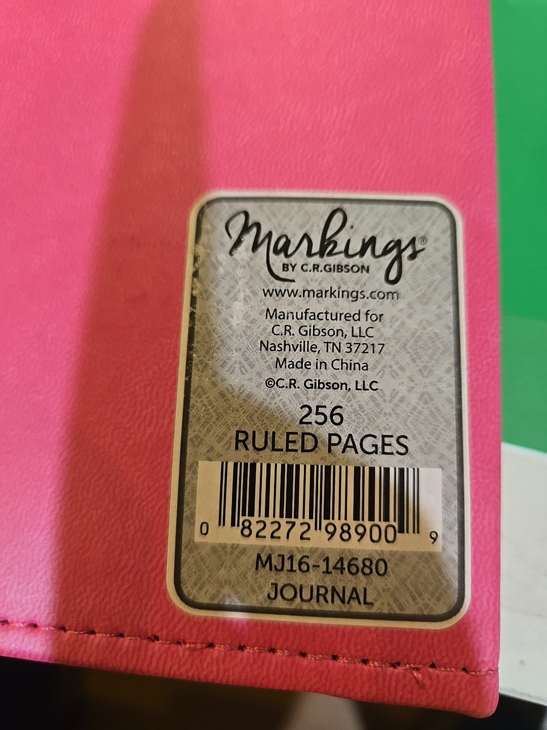 JOURNAL SOFT LEATHERETTE 256 PAGES BY MARKINGS SIZE “8.5” X “5.5” (B)