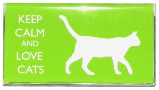 Keep Calm Love Cats 2 Year Pocket Calendar Planner 2026 – 2027 w Notepad