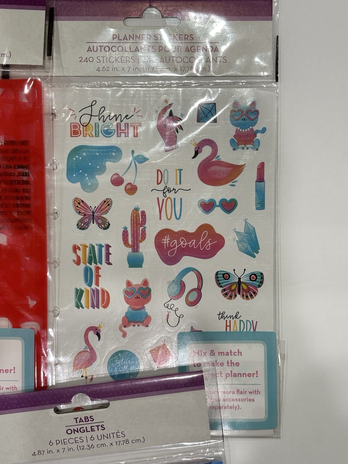 Planner Accessories Stickers And More Lot! 8 Planner Accessories Sealed NEW