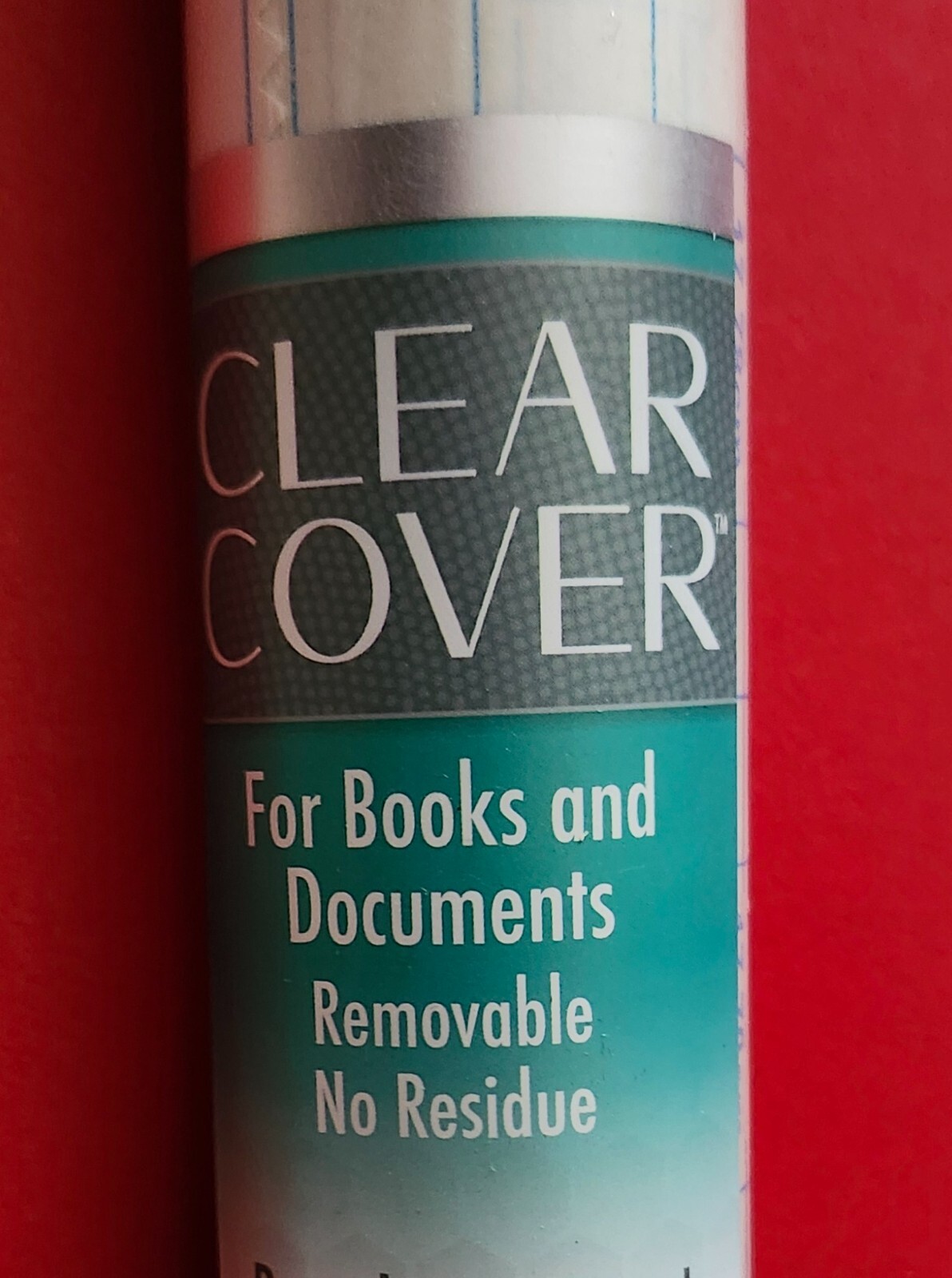 One Con-Tact Contact Clear Adhesive Cover 13.5 ” x 5 ft for Books Documents NIP
