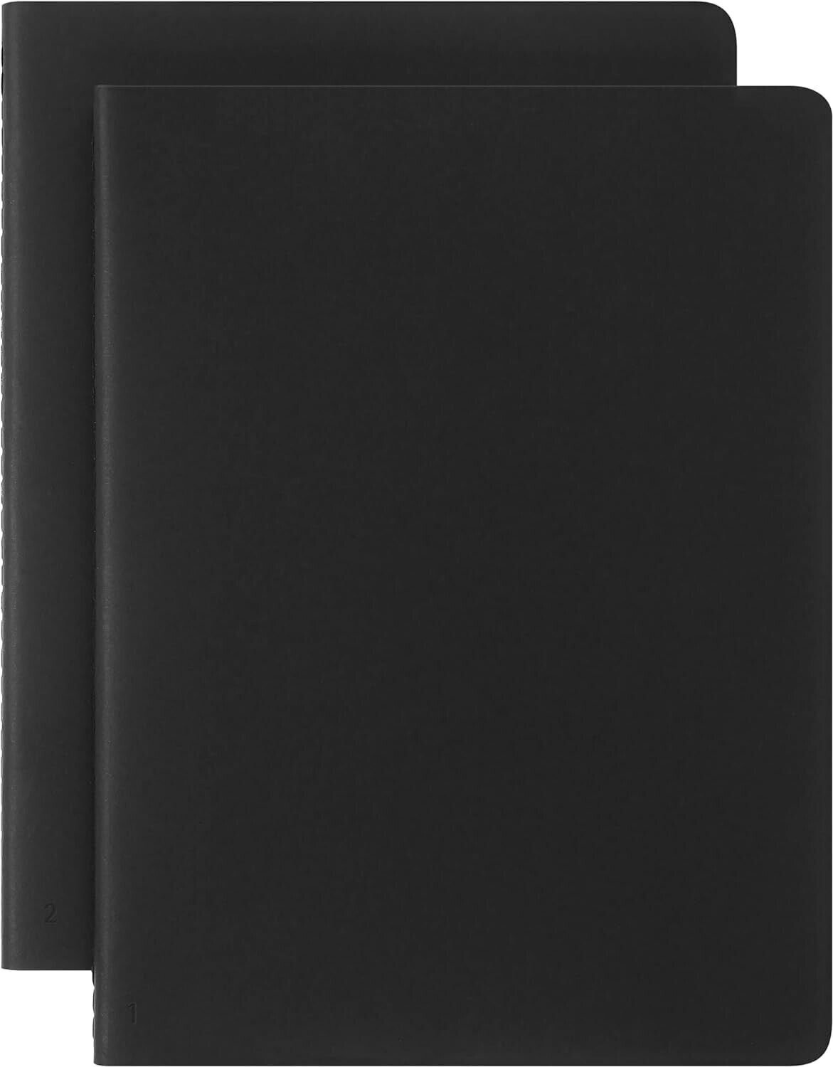 Moleskine SMNLCH43BK Cahier Soft Cover Smart Notebook NEW XL 88 Plain Blank Page