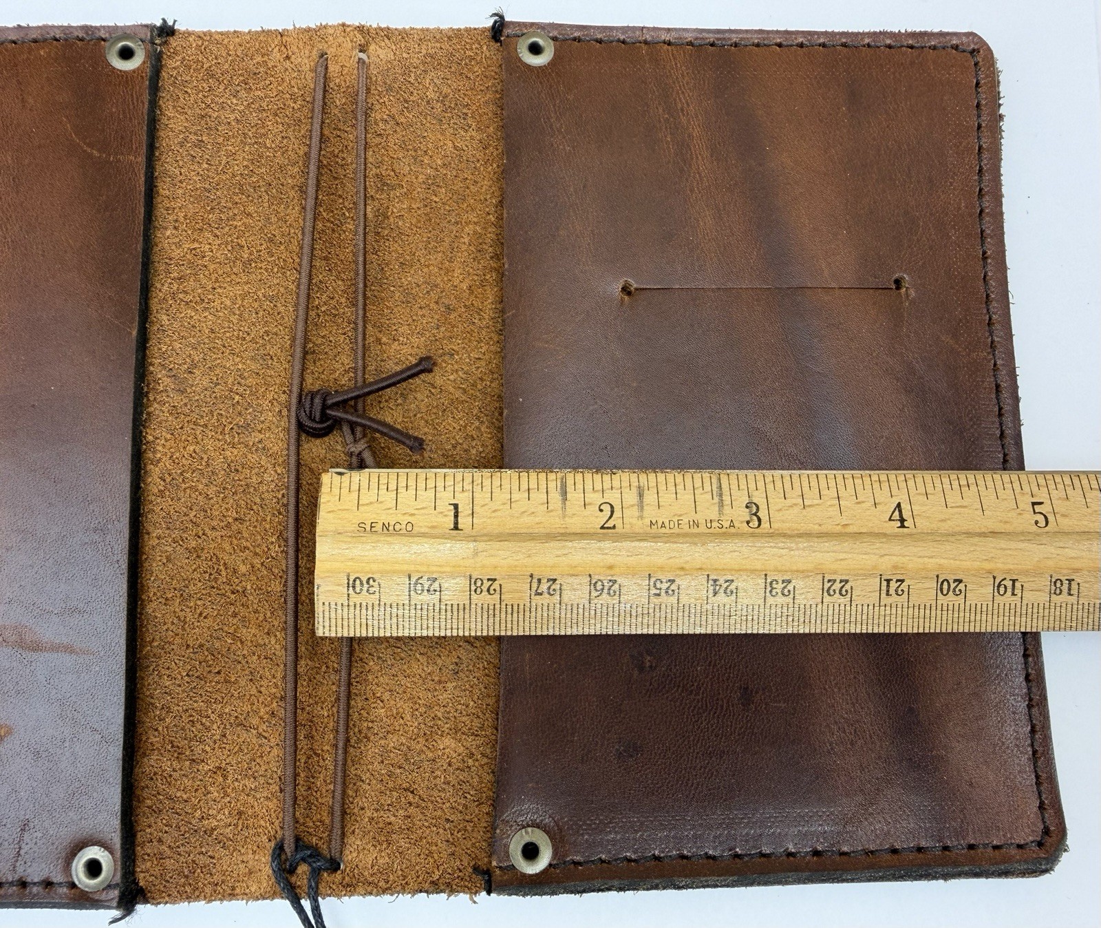 Zenkraft Handmade Leather Traveler’s Notebook Cover For 4×6 Notebooks Brown TN