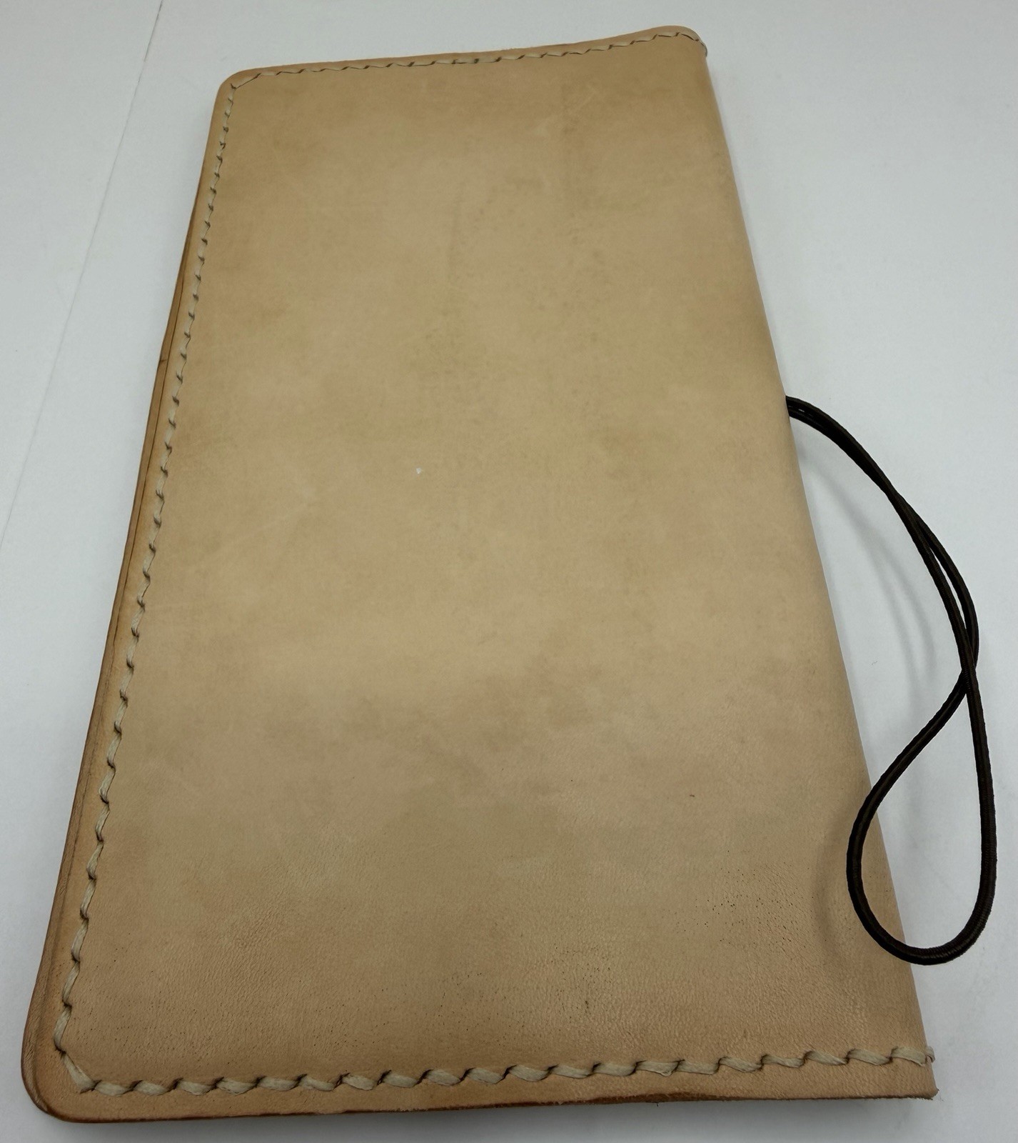 HandStitchedLeatherT B6 Slim Traveler’s Notebook Cover Natural Veg Tan Leather